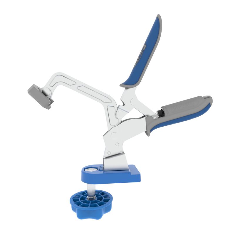 Kreg Automaxx Heavy Duty Bench Clamp System – 3" Clamp With 10"x10" Steel Plate For Shop Or Jobsite