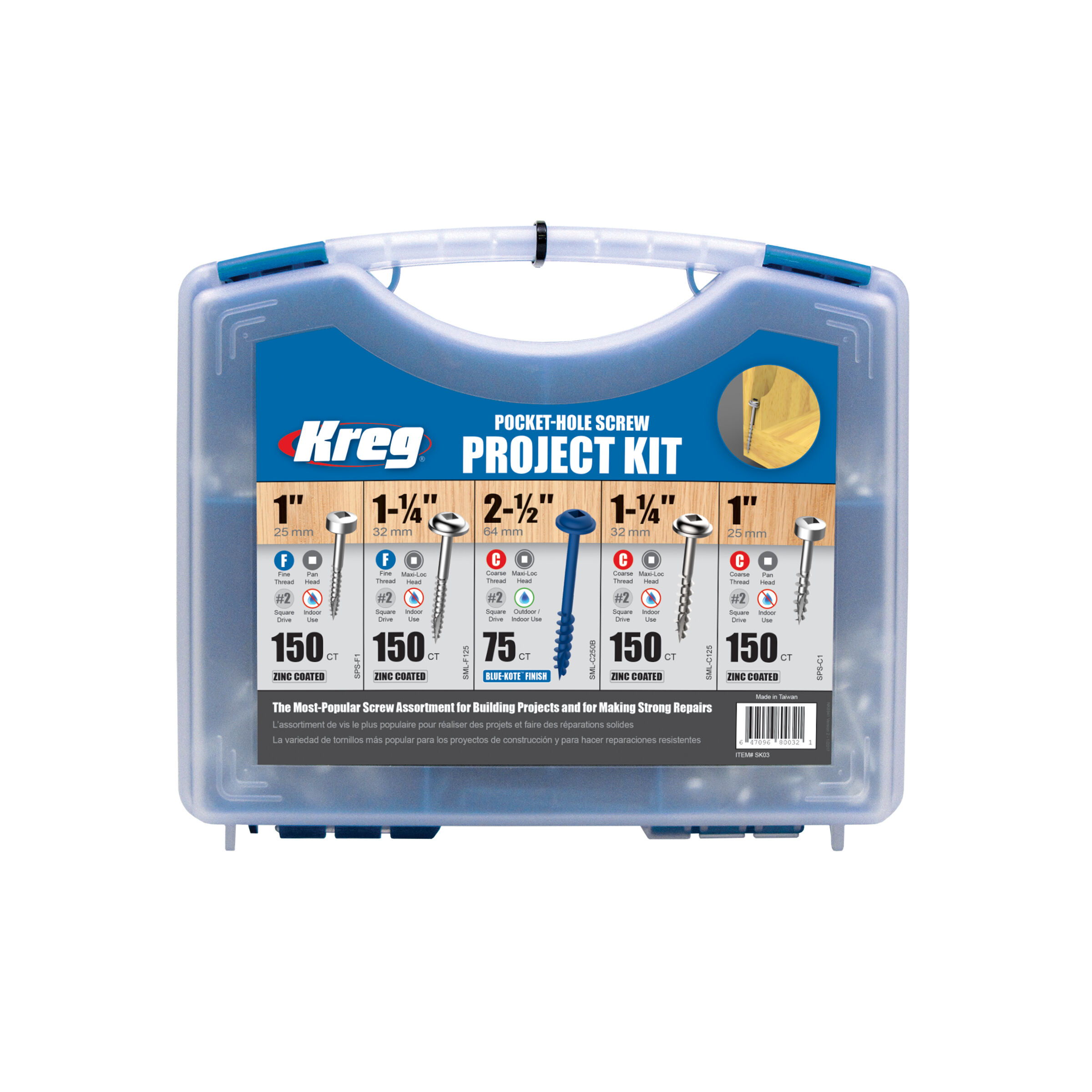 Kreg&reg; Pocket-Hole Screw Project Kit