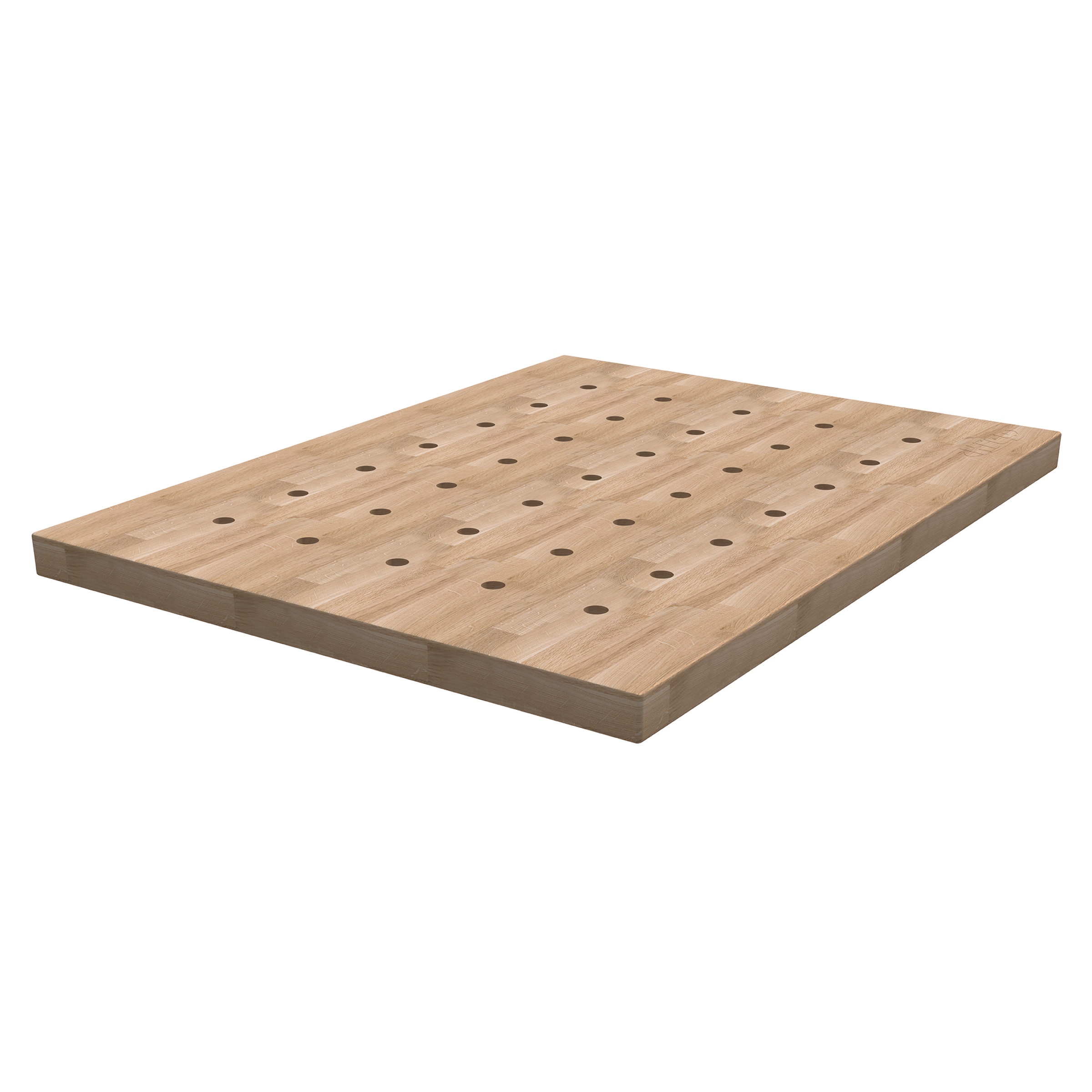 Tablero de madera dura de 610 mm x 813 mm con orificios de fijaci&oacute;n