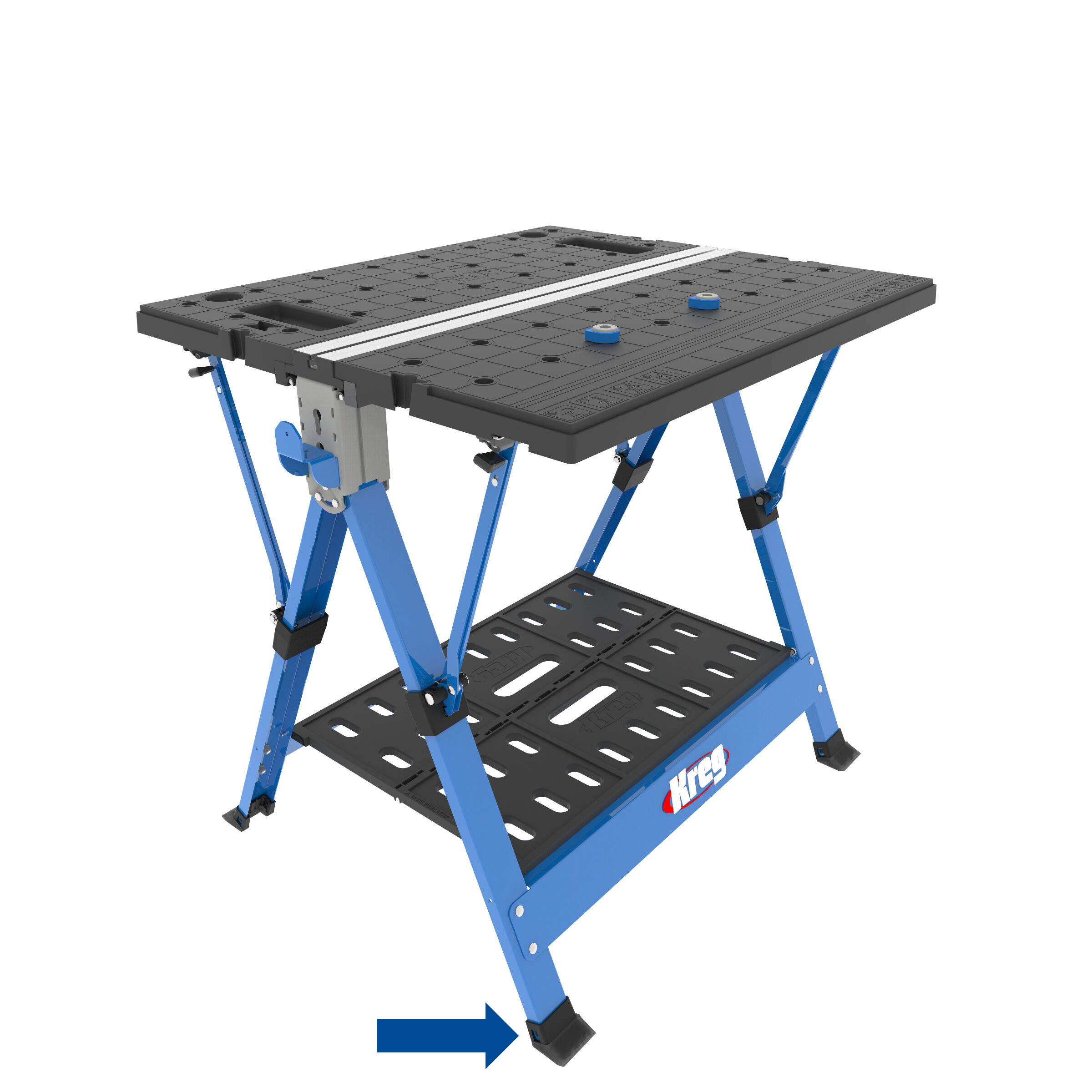 Pied de remplacement pour centre de projet mobile