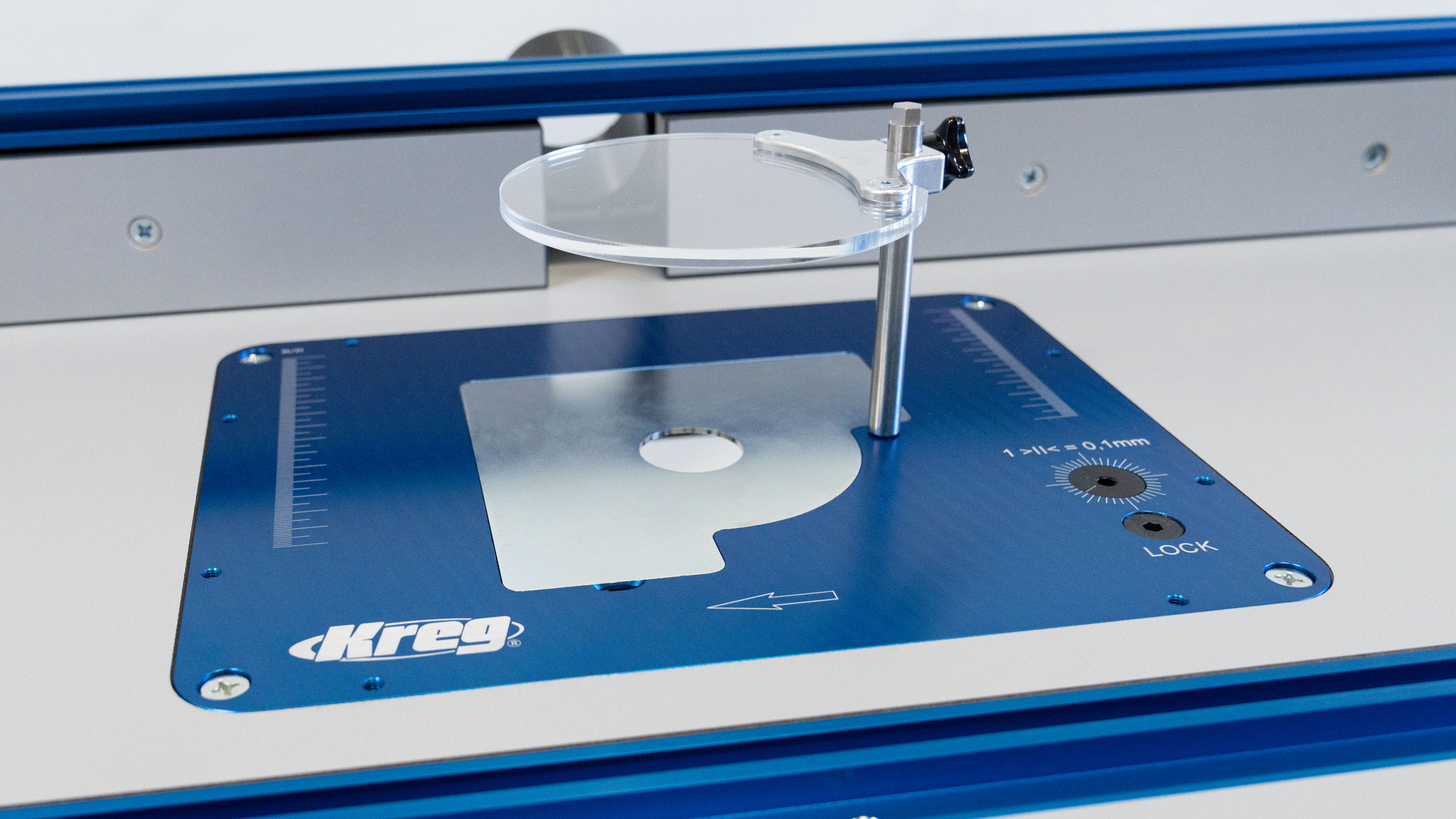 Goupille d'arr&ecirc;t pour routeur + kit de protection de s&eacute;curit&eacute;