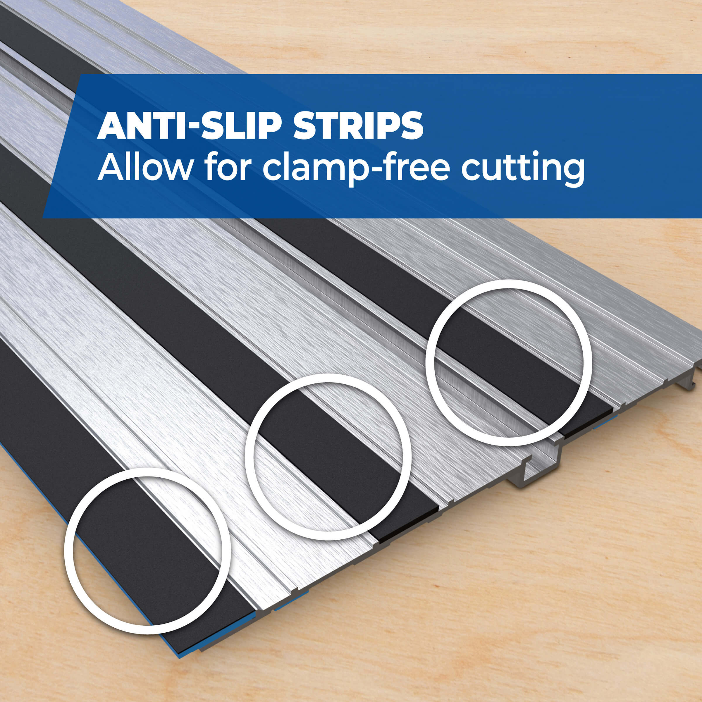 Adaptive Cutting System Guide Track Anti-Chip + Foam, , hi-res