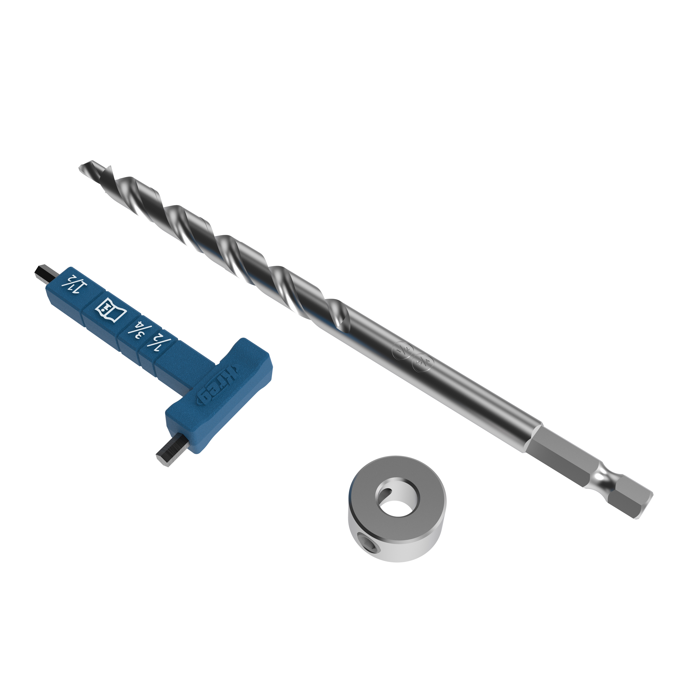 Kreg Micro-Pocket&trade; Drill Bit with Stop Collar & Hex Wrench