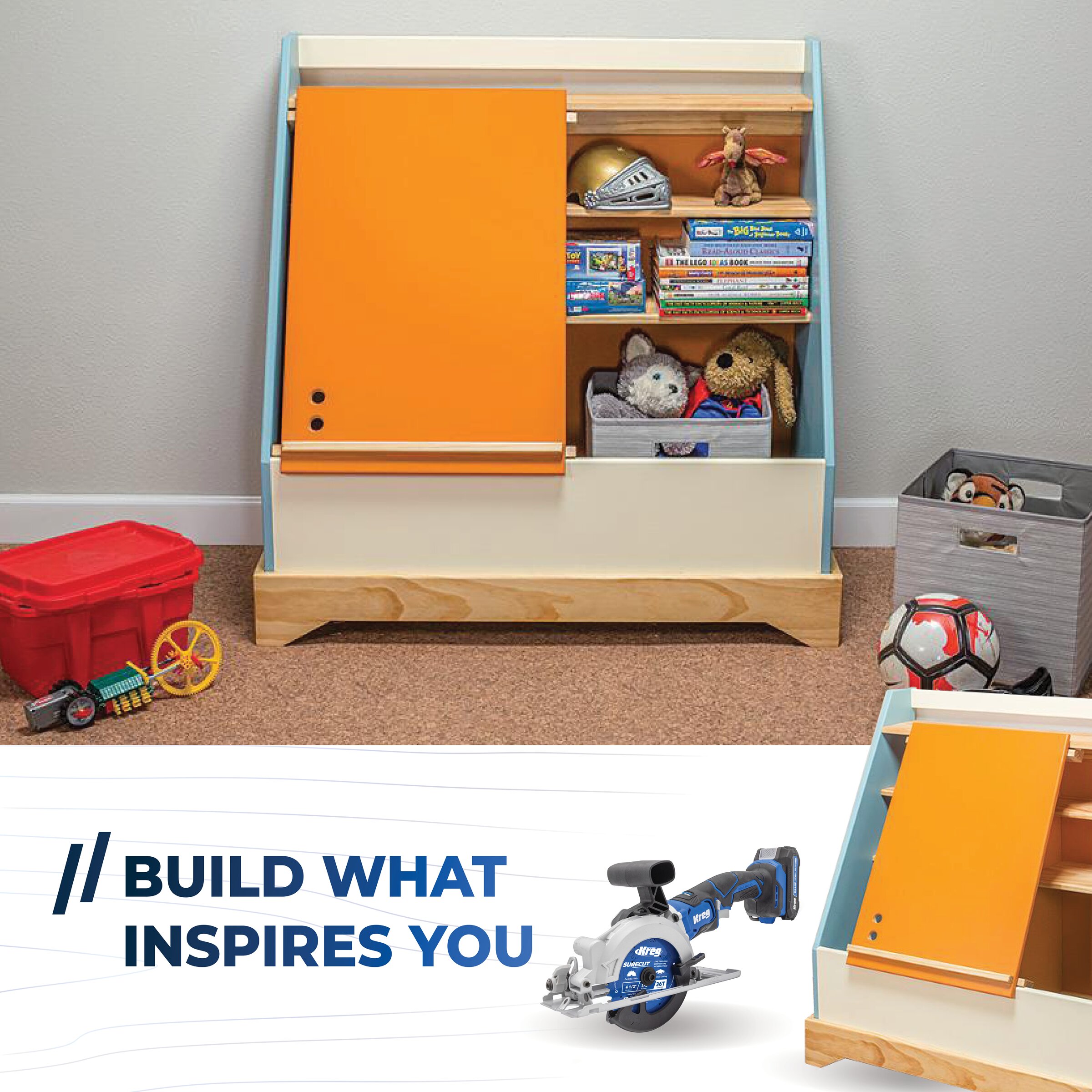 Kreg 20V Ionic Drive&trade; 4 1/2" Circular Saw Kit, , hi-res