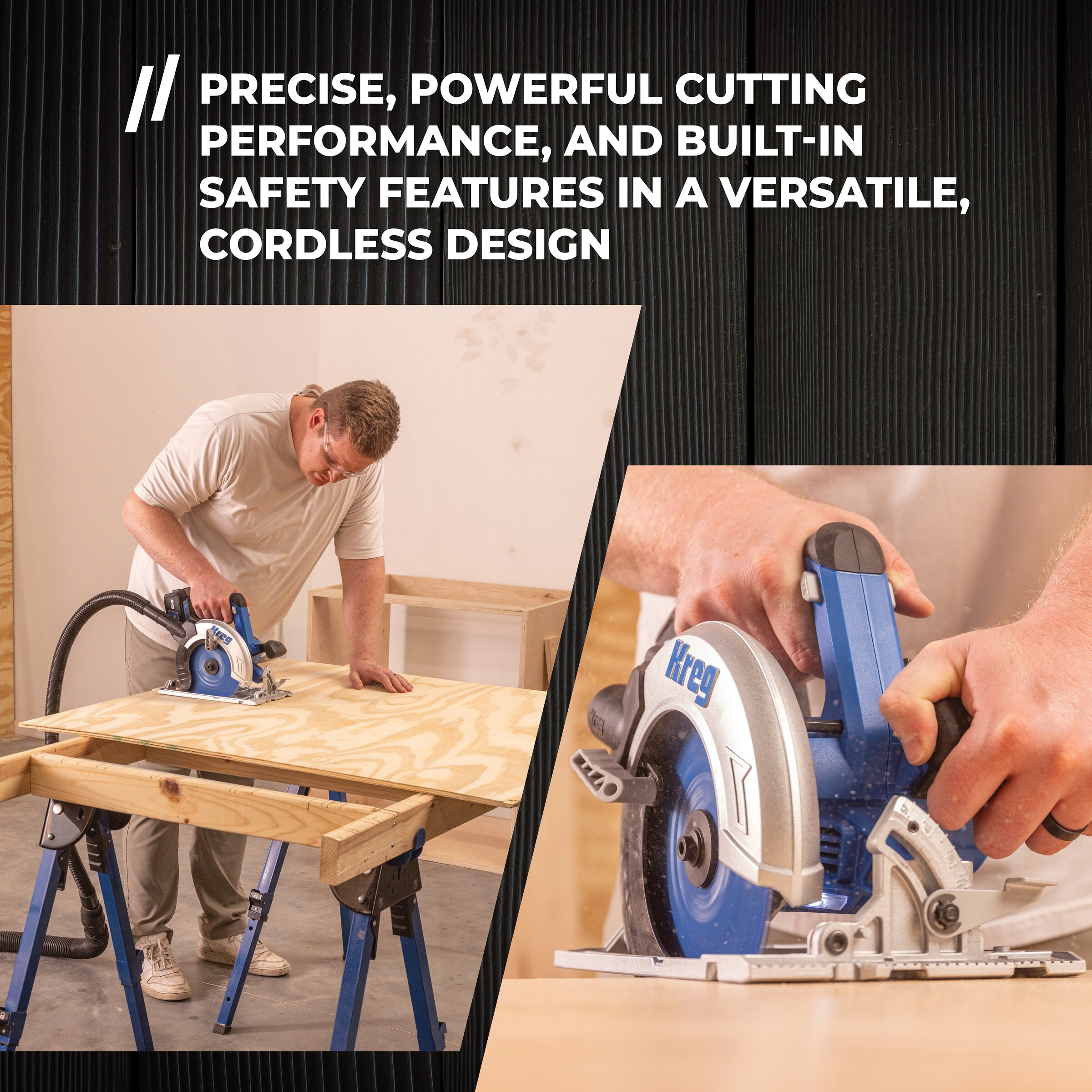 Kreg 20V Ionic Drive&trade; 7-1/4" Circular Saw Kit, , hi-res