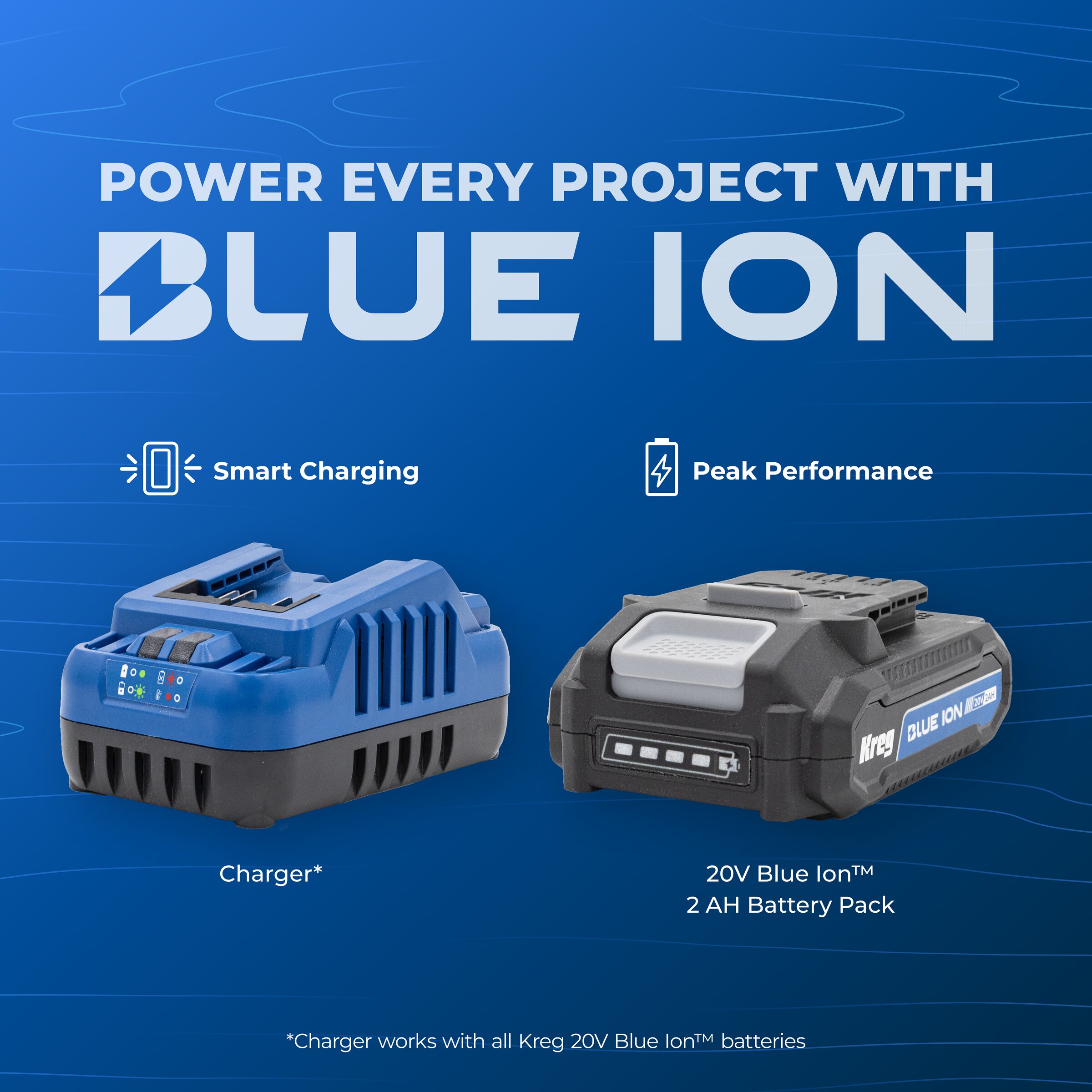 Kreg 20V Ionic Drive&trade; 1/2" Compact Drill Kit, , hi-res
