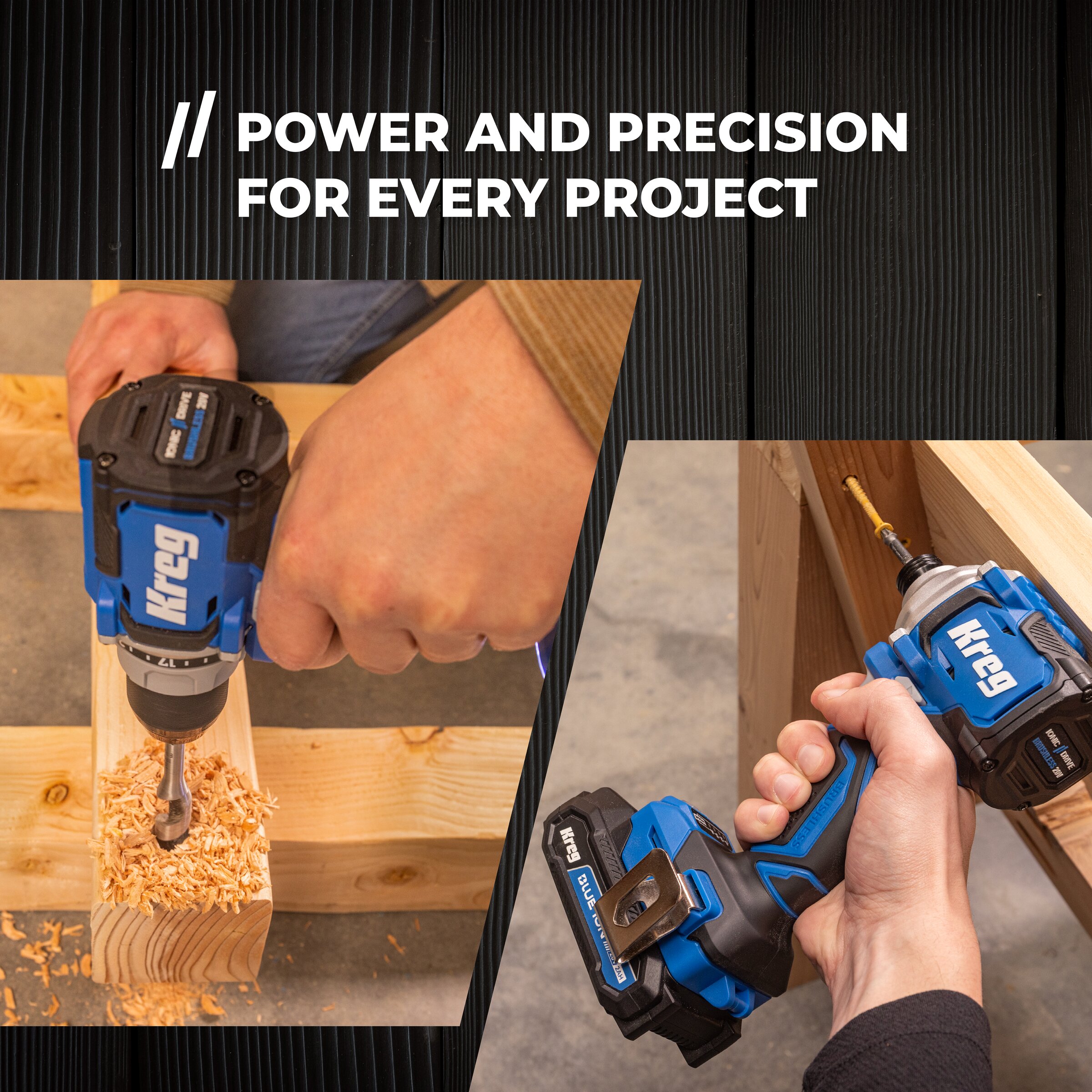 Kreg 20V Ionic Drive&trade; Drill + Driver Combo Kit, , hi-res