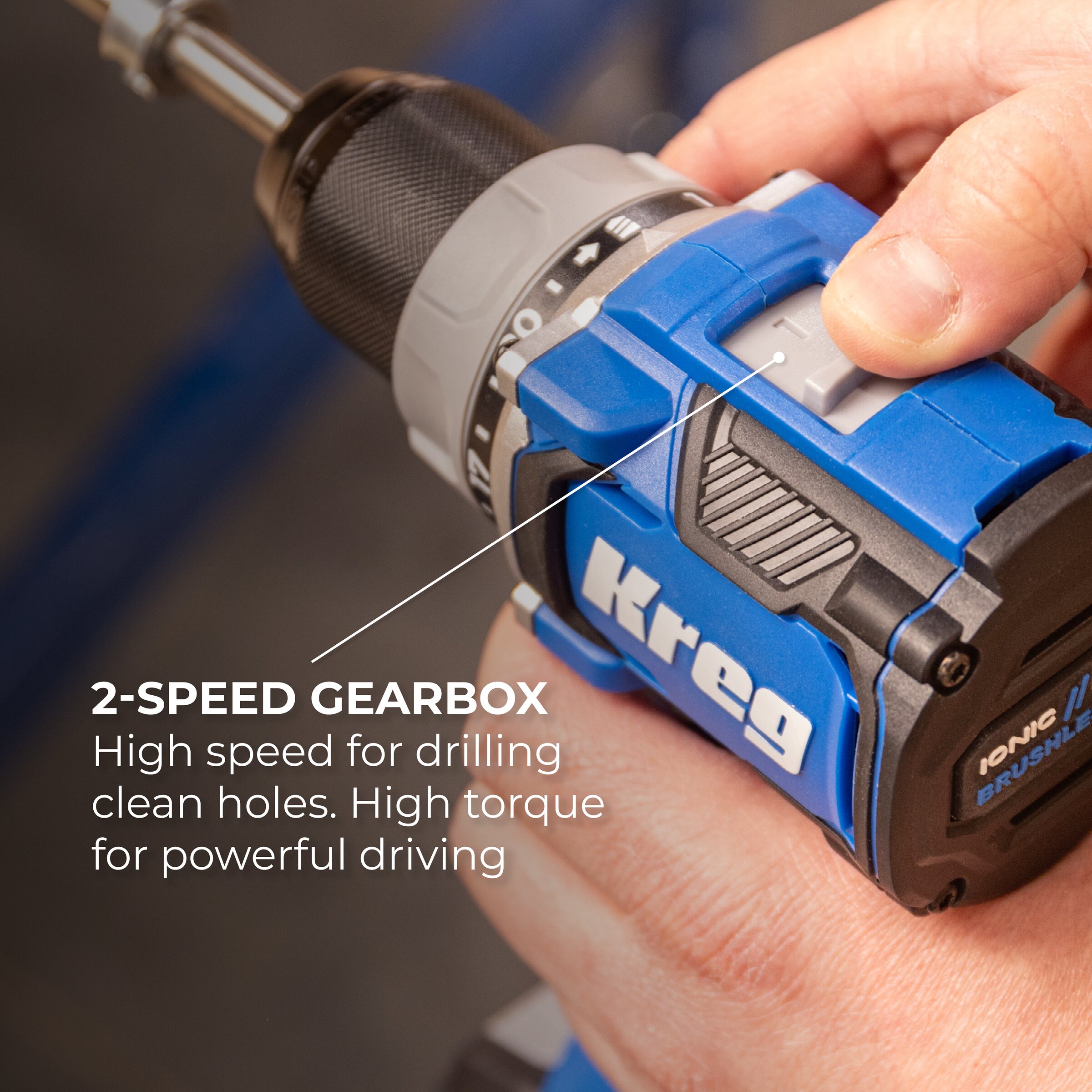 Kreg 20V Ionic Drive&trade; Drill + Driver Combo Kit, , hi-res