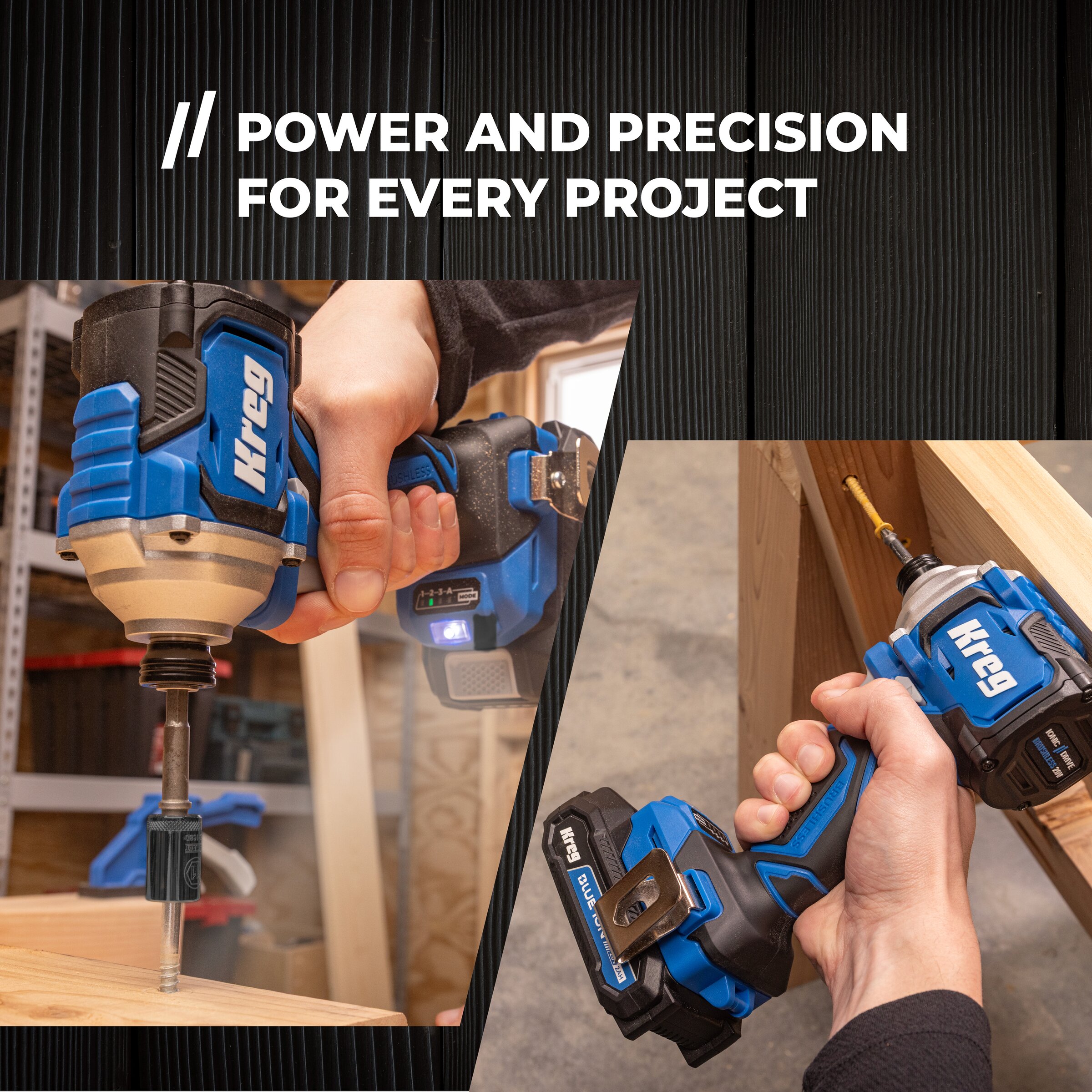 Kreg 20V Ionic Drive&trade; Impact Driver Kit, , hi-res
