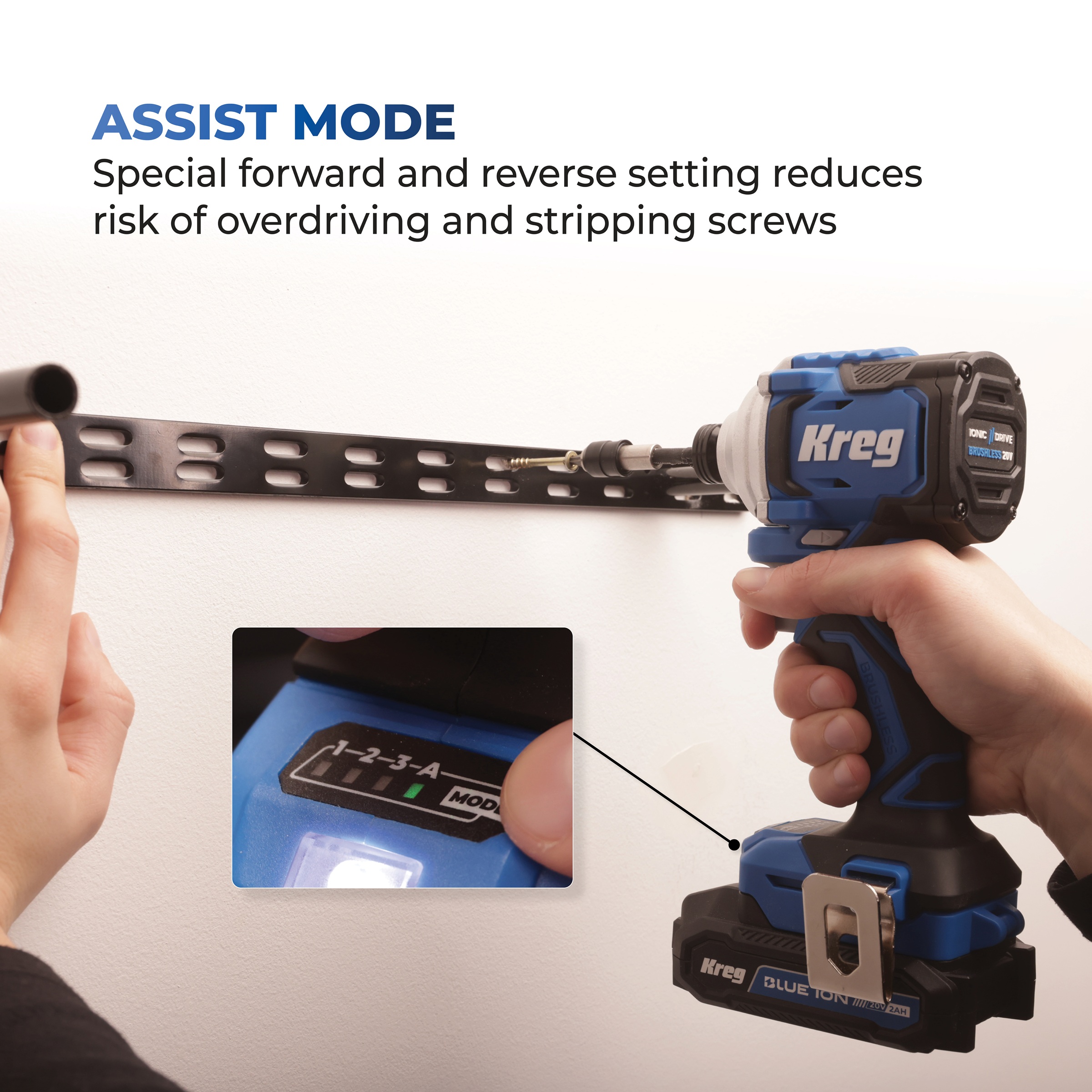 Kreg 20V Ionic Drive&trade; Impact Driver Kit, , hi-res