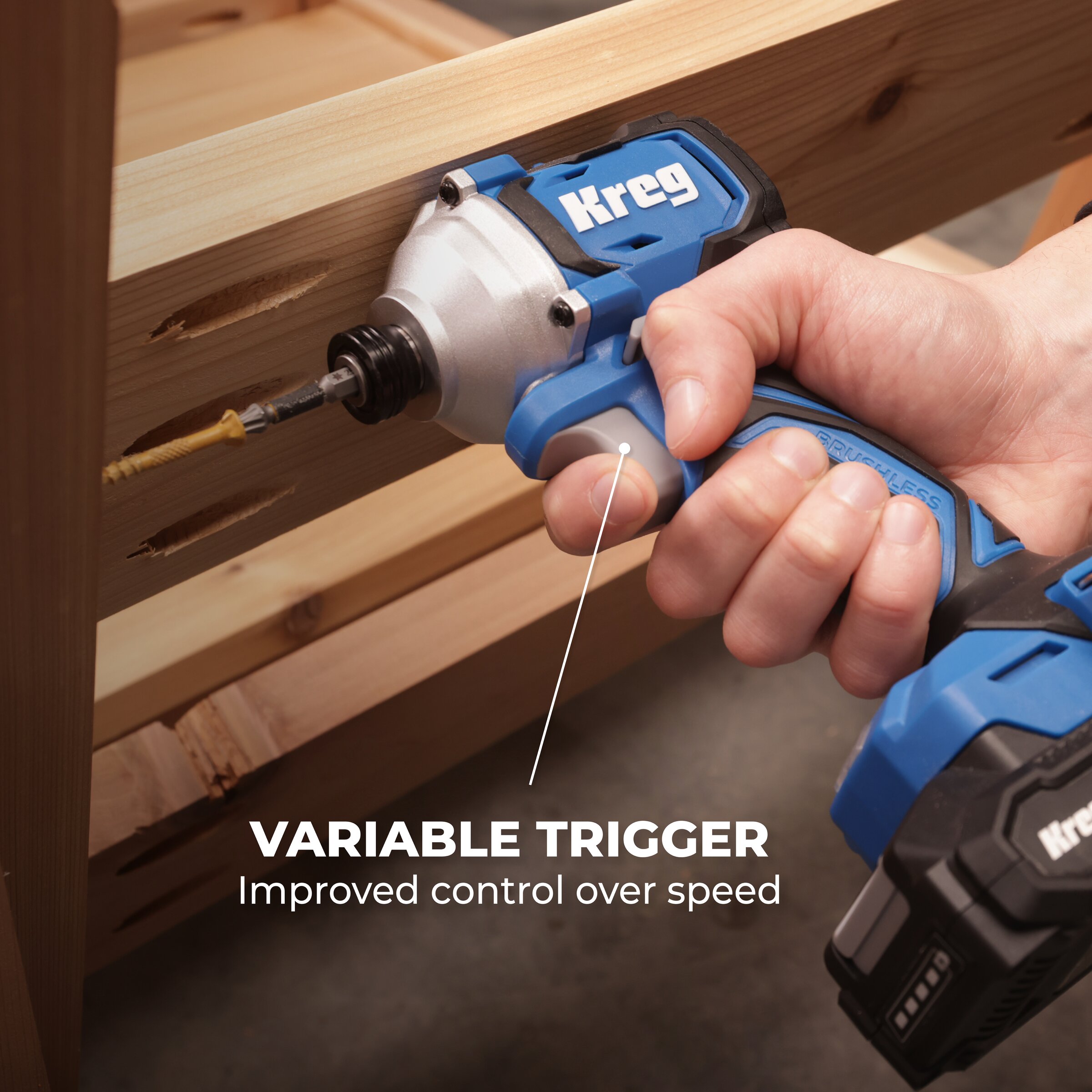 Kreg 20V Ionic Drive&trade; Impact Driver Kit, , hi-res