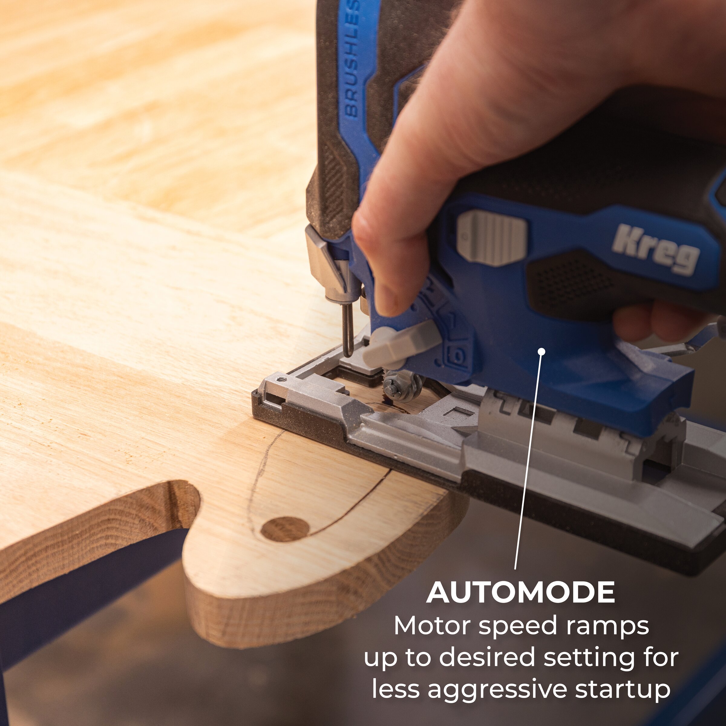Kreg 20V Ionic Drive&trade; Barrel Grip Jigsaw Kit, , hi-res