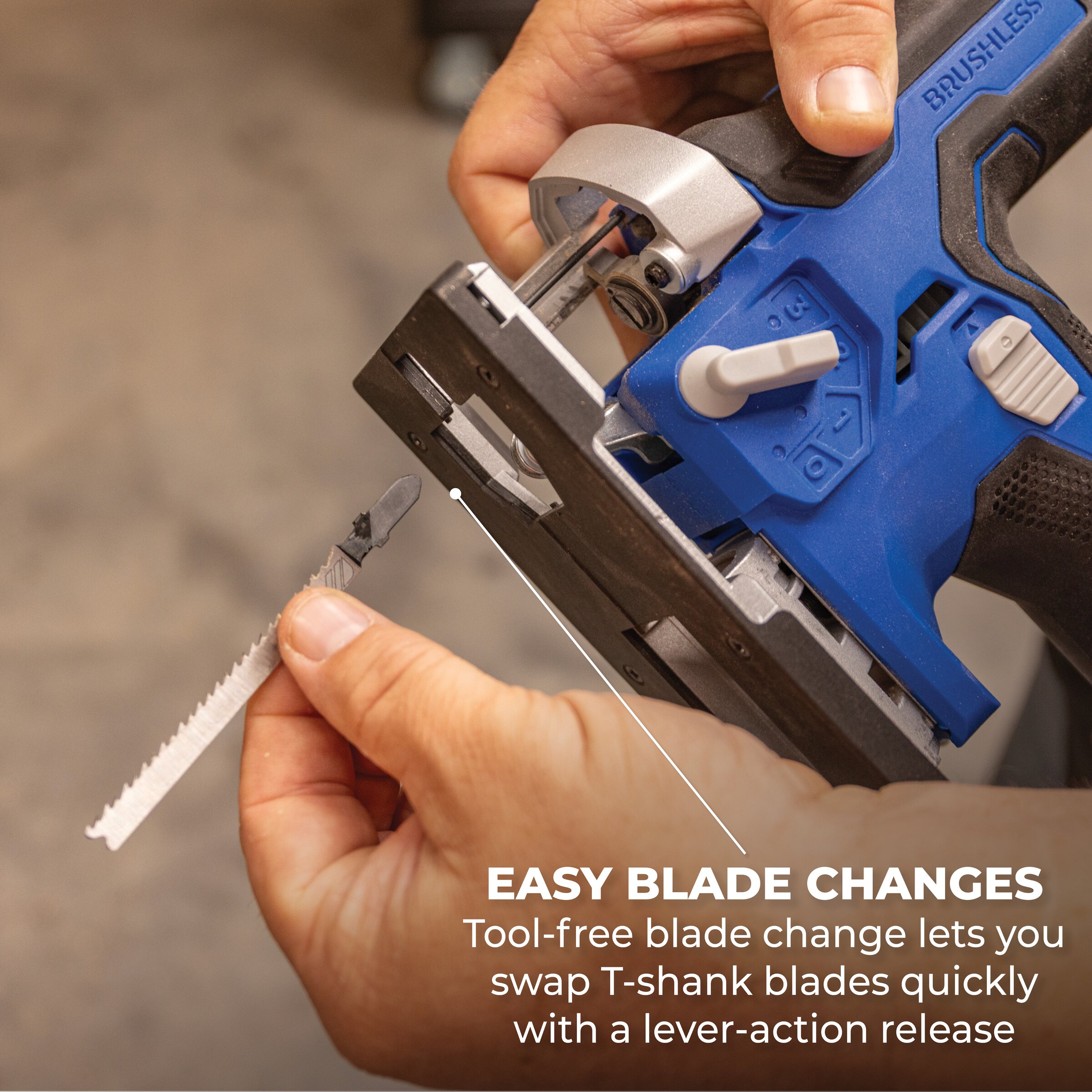 Kreg 20V Ionic Drive&trade; Barrel Grip Jigsaw Kit, , hi-res