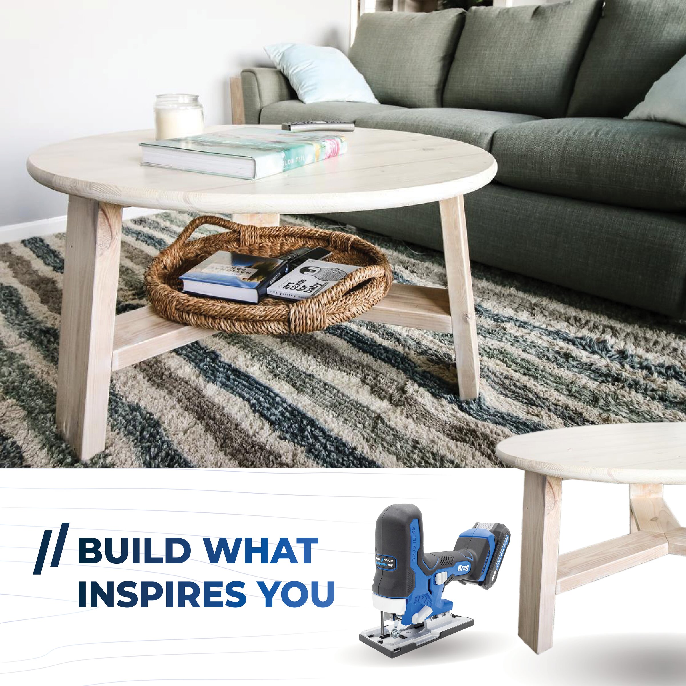 Kreg 20V Ionic Drive&trade; Barrel Grip Jigsaw Kit, , hi-res