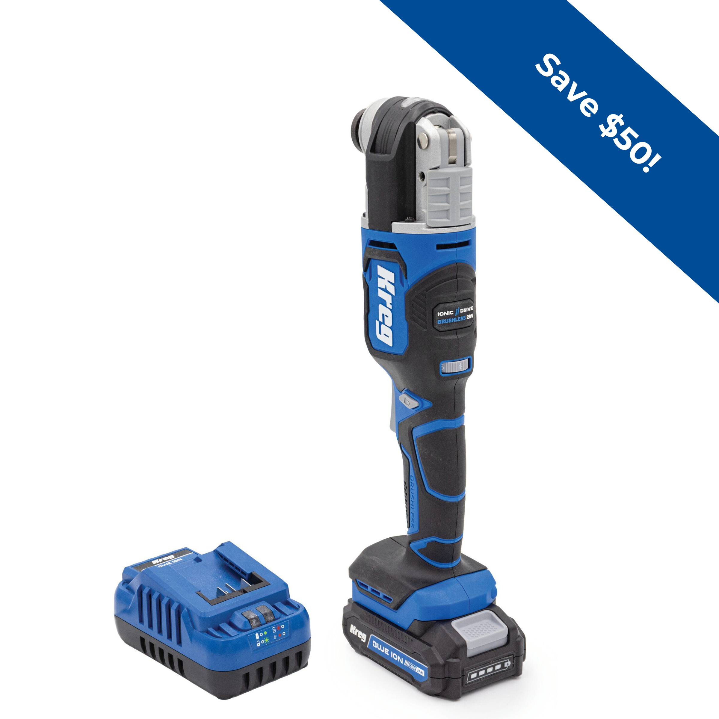Kreg 20V Ionic Drive&trade; Oscillating Multi-Tool Kit