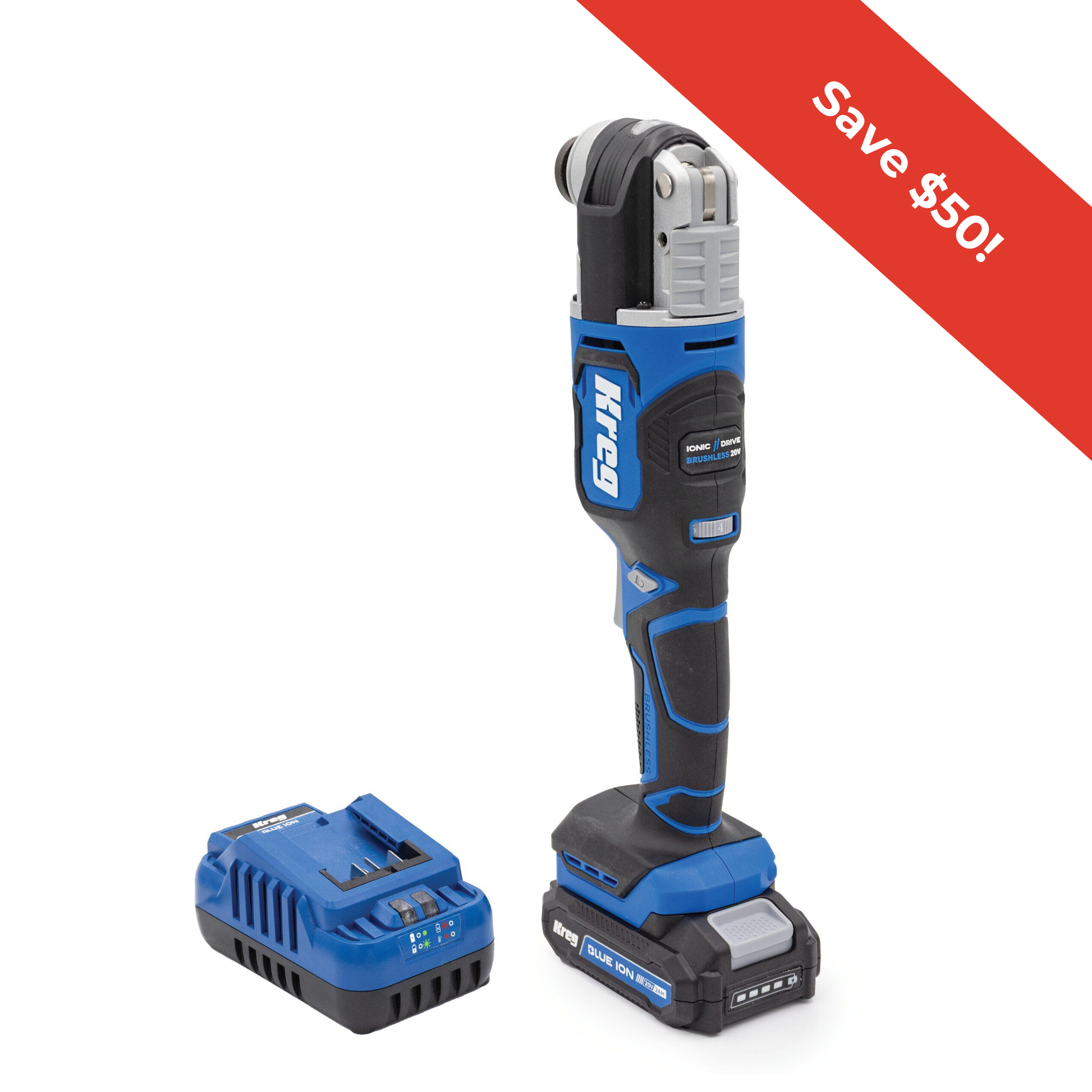 Kreg 20V Ionic Drive&trade; Oscillating Multi-Tool Kit