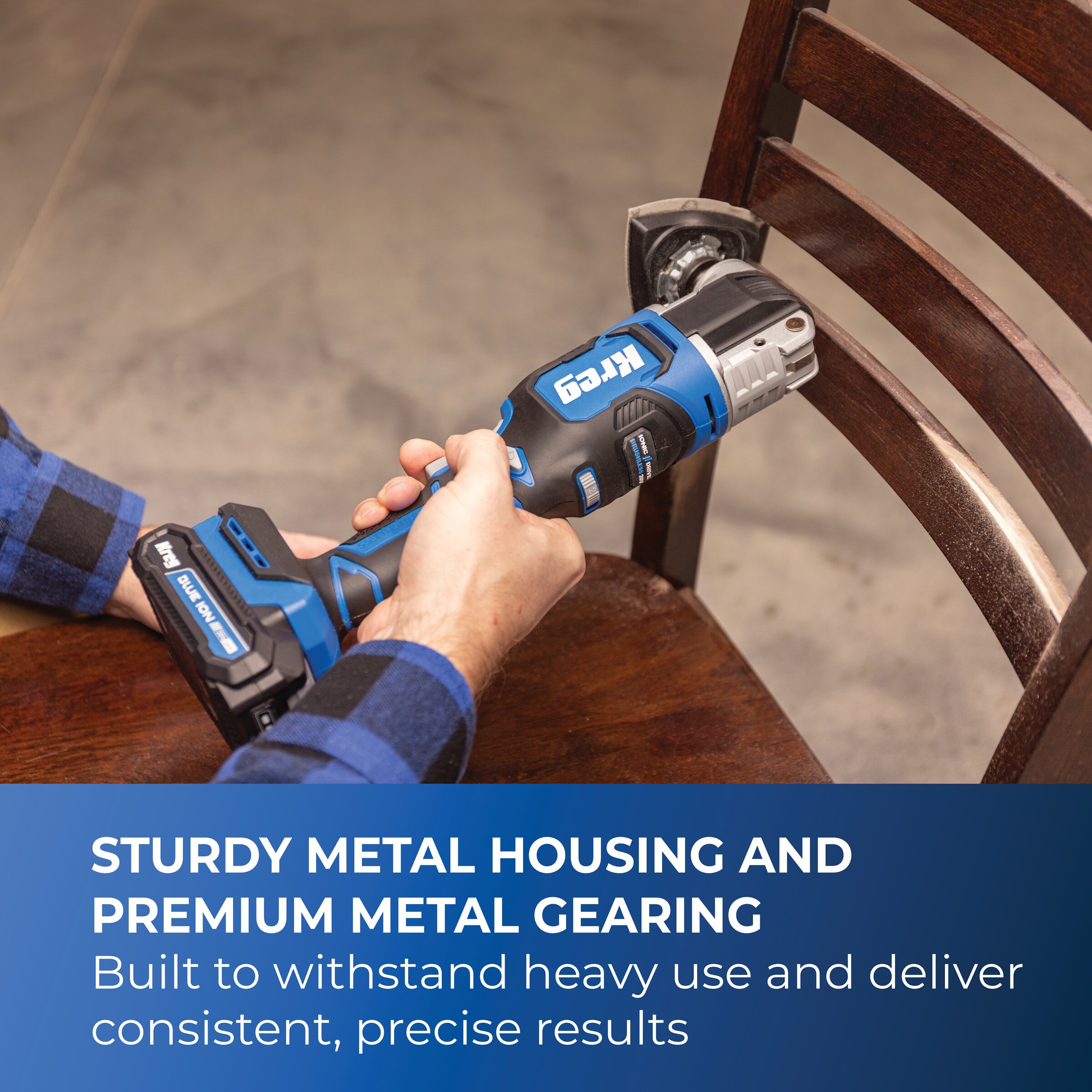 Kreg 20V Ionic Drive&trade; Oscillating Multi-Tool Kit, , hi-res
