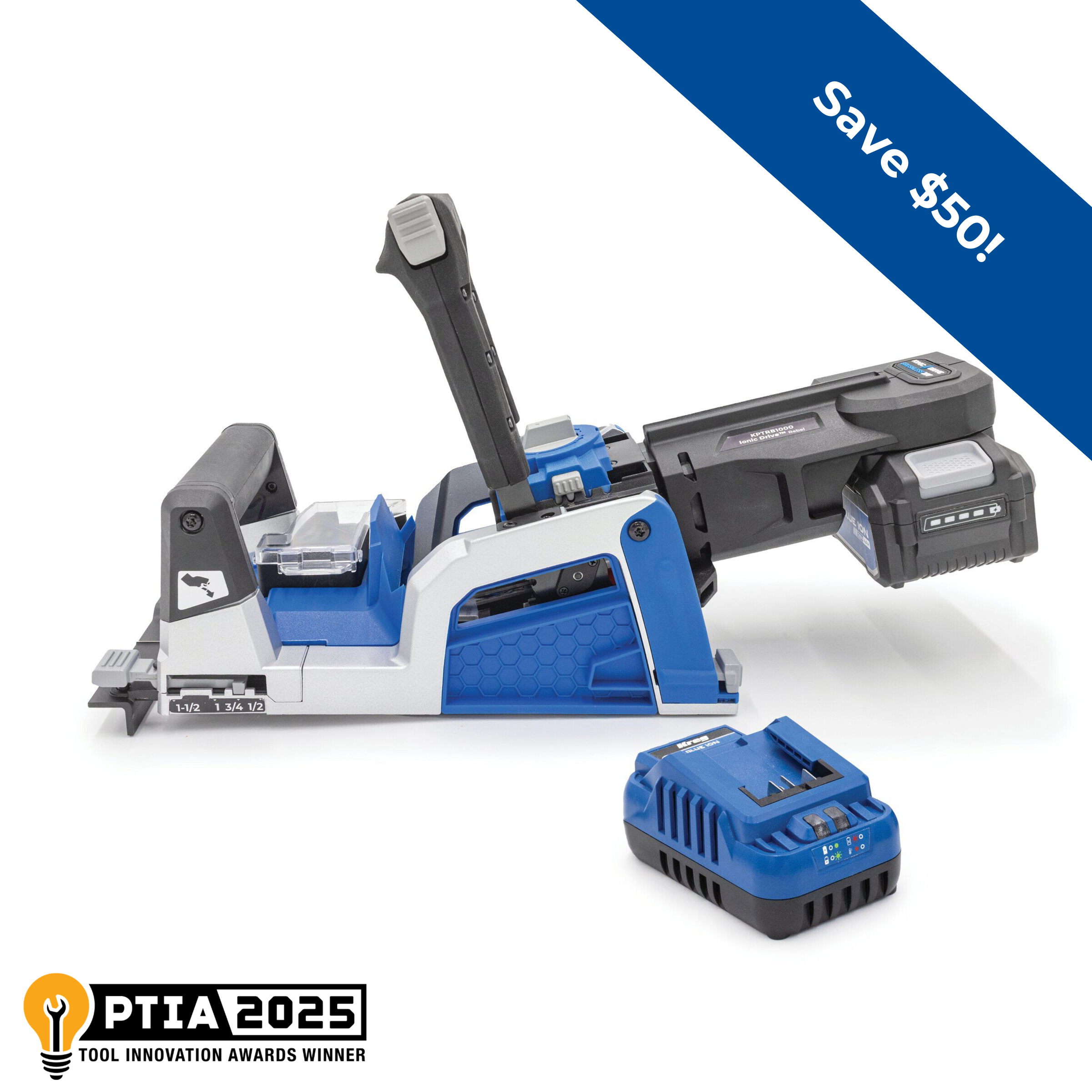 Kreg Rebel&trade; 20V Ionic Drive&trade; Pocket-Hole Joiner Kit