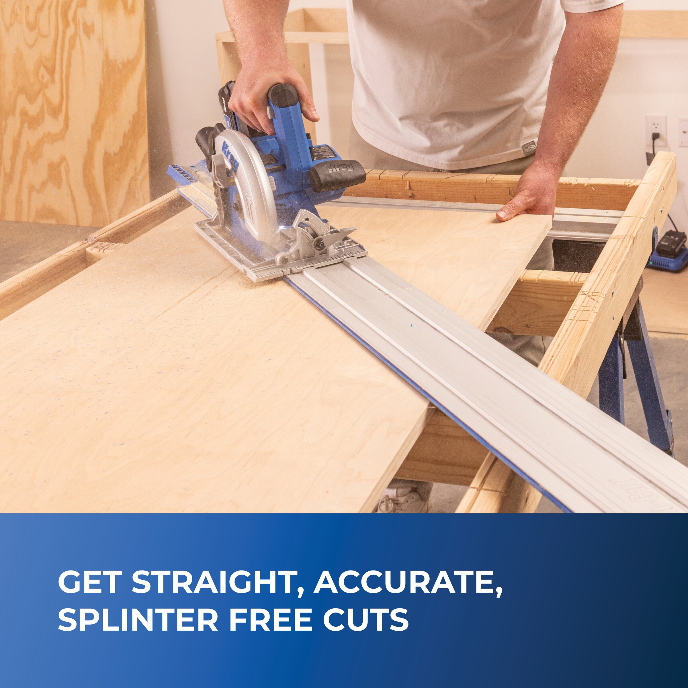 Kreg Accu-Cut&trade; + Ionic Drive&trade; 7 1/4" Circular Saw Project Kit, , hi-res