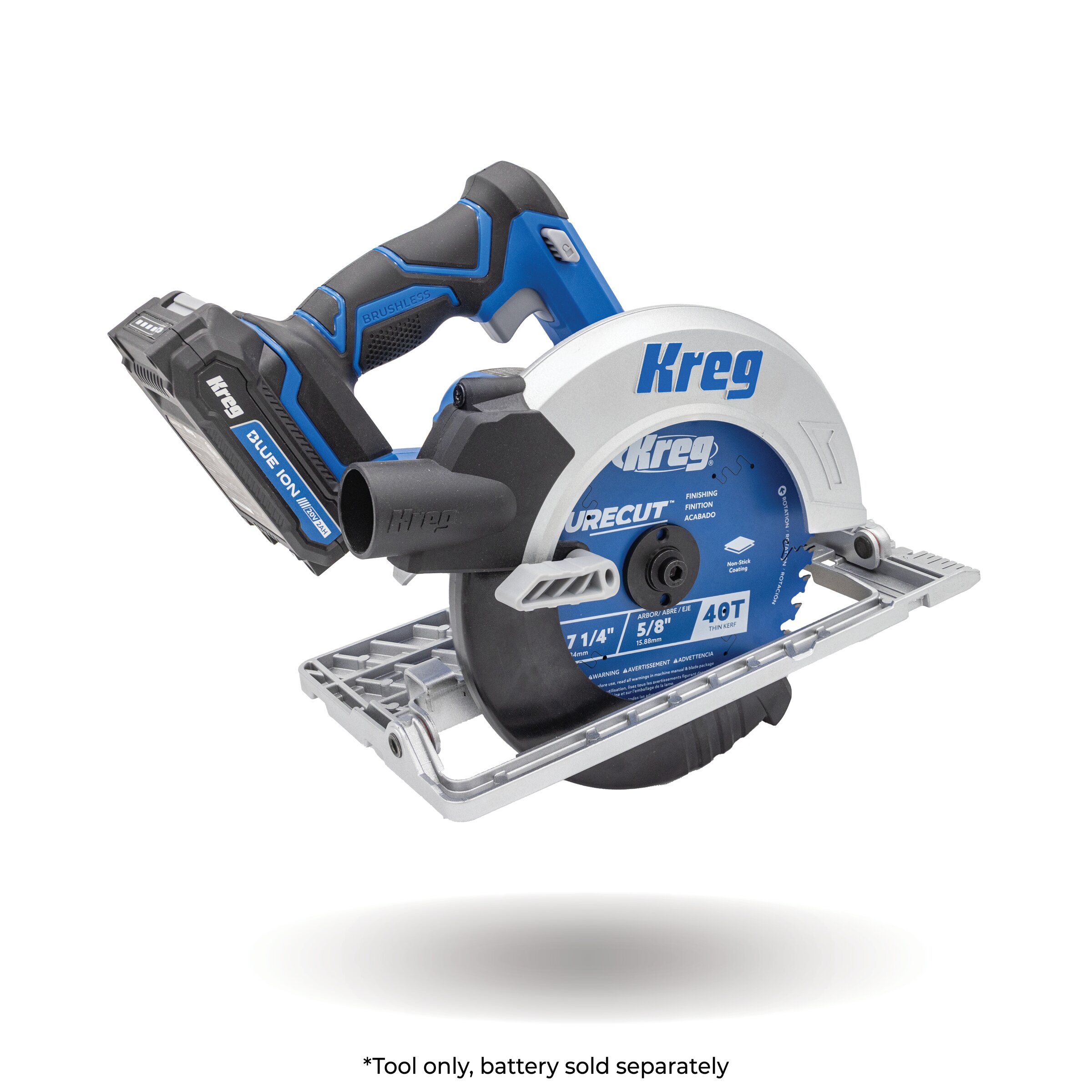 Kreg 20V Ionic Drive&trade; 7-1/4" Circular Saw (Tool Only)