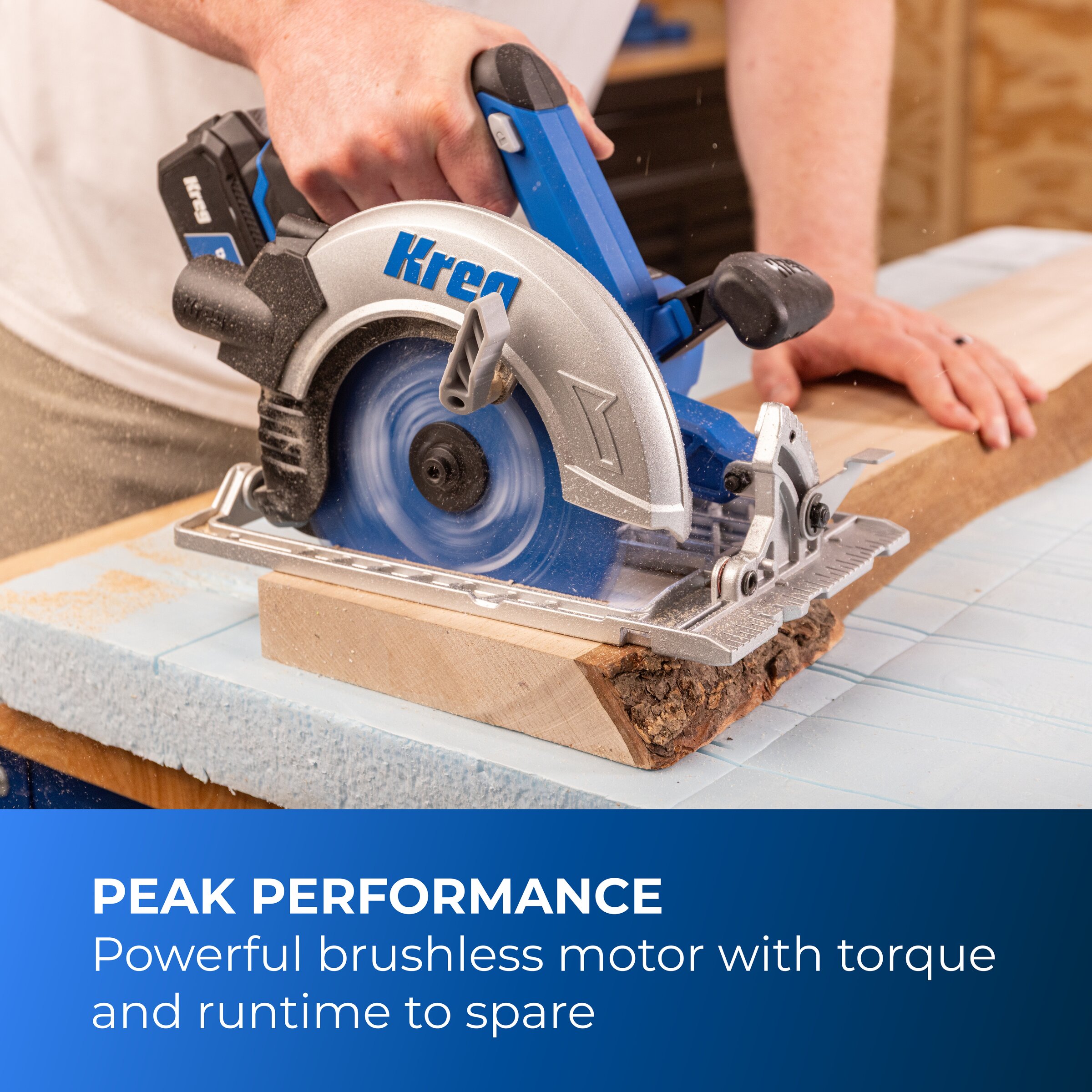 Kreg 20V Ionic Drive&trade; 7-1/4" Circular Saw (Tool Only), , hi-res