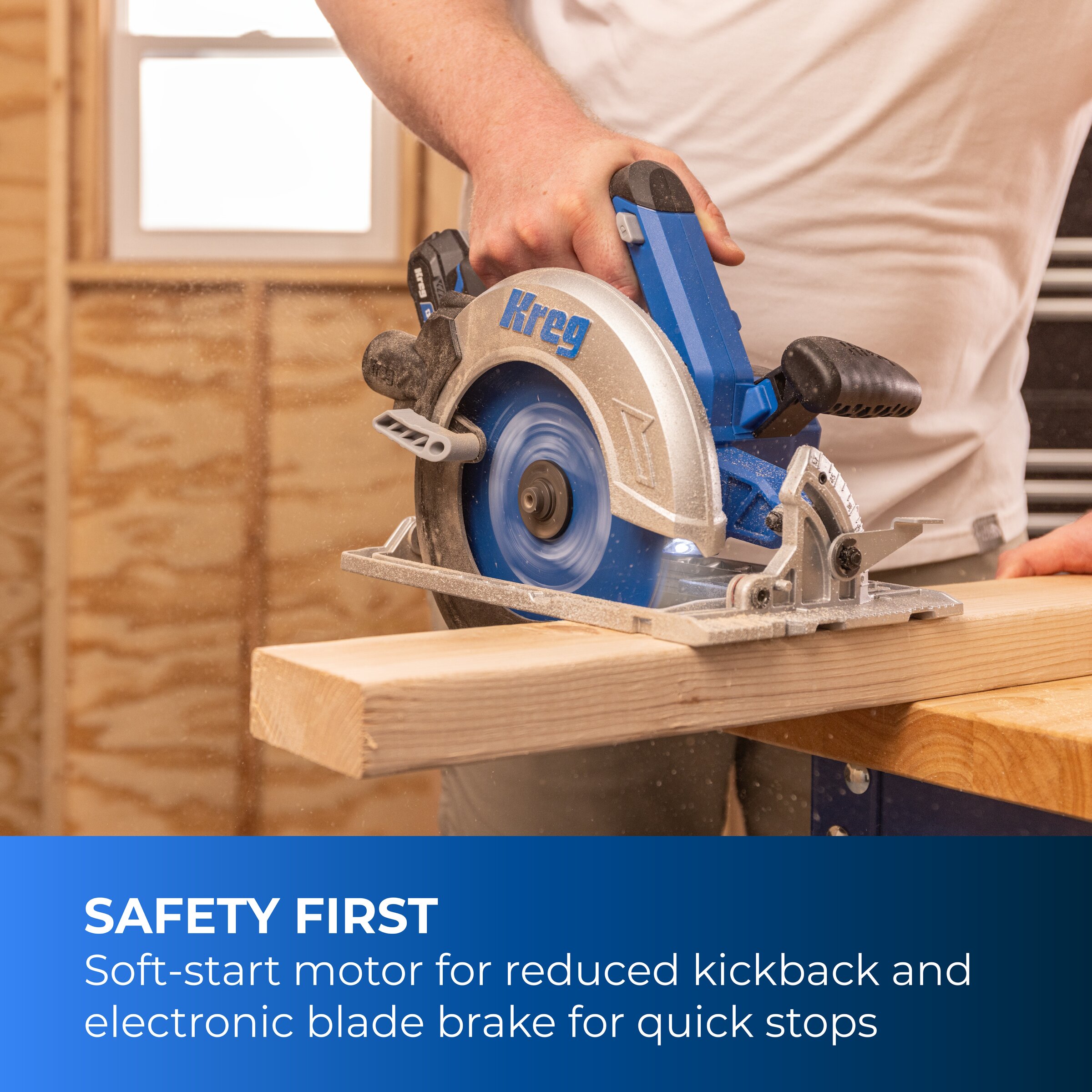 Kreg 20V Ionic Drive&trade; 7-1/4" Circular Saw (Tool Only), , hi-res