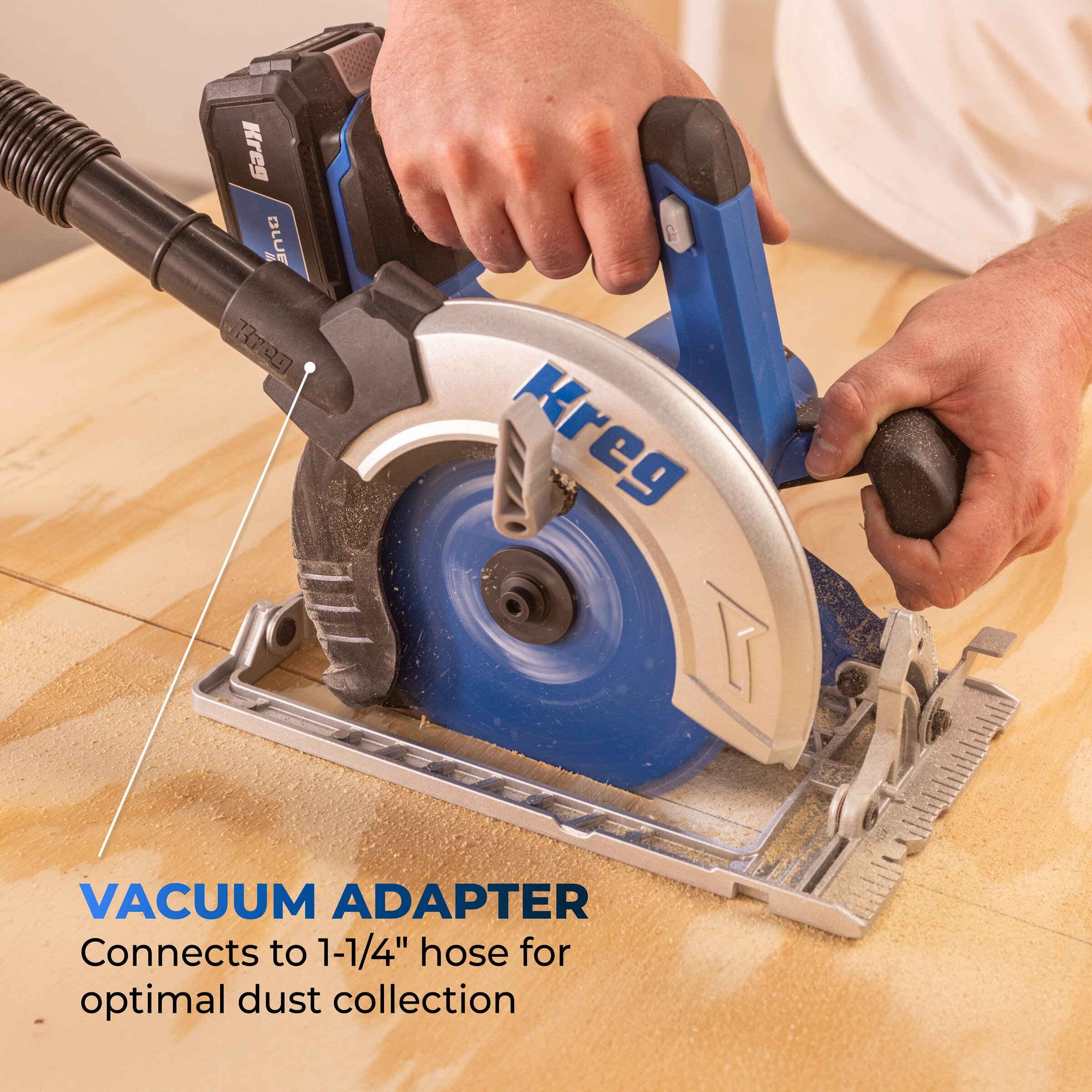 Kreg 20V Ionic Drive&trade; 7-1/4" Circular Saw (Tool Only), , hi-res