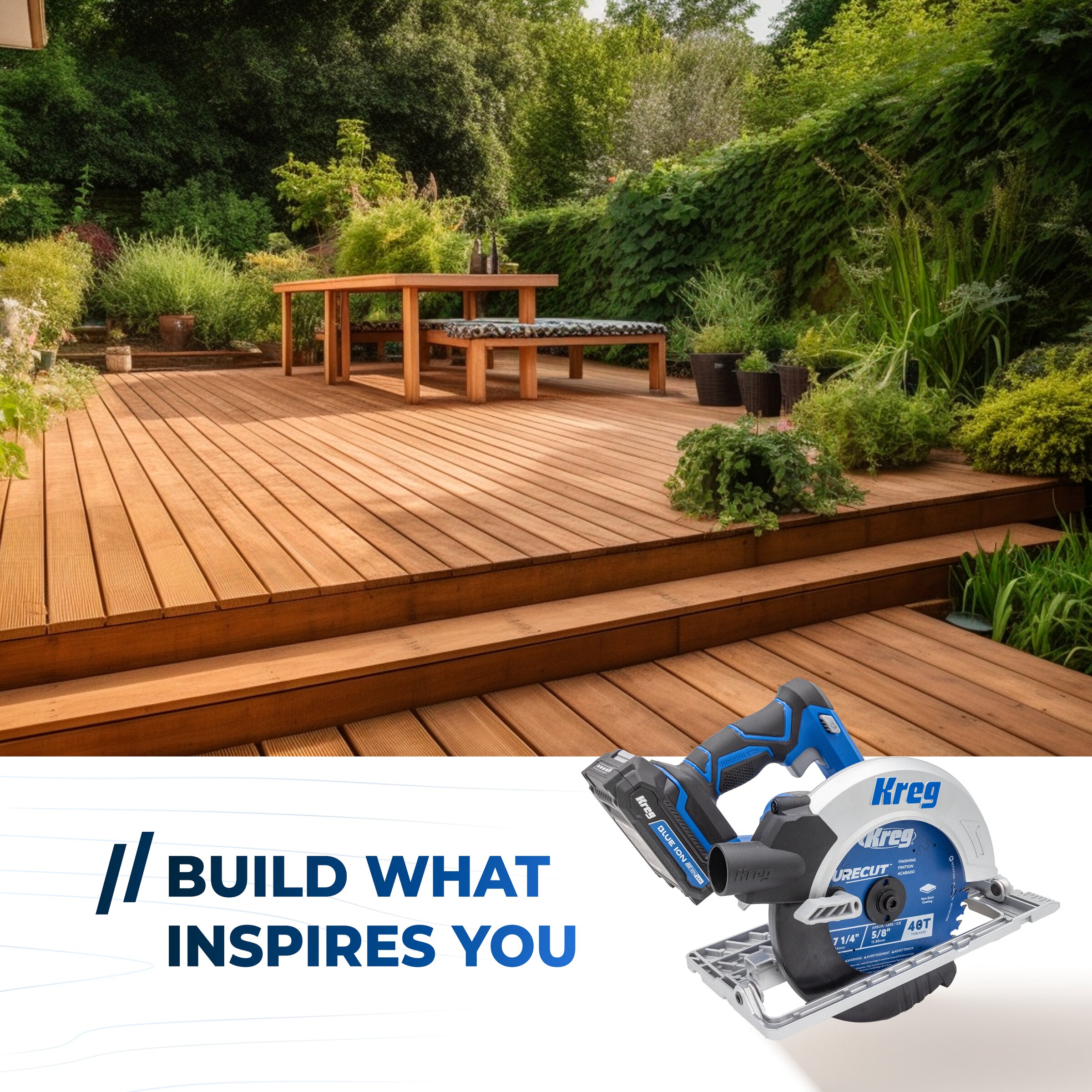 Kreg 20V Ionic Drive&trade; 7-1/4" Circular Saw (Tool Only), , hi-res