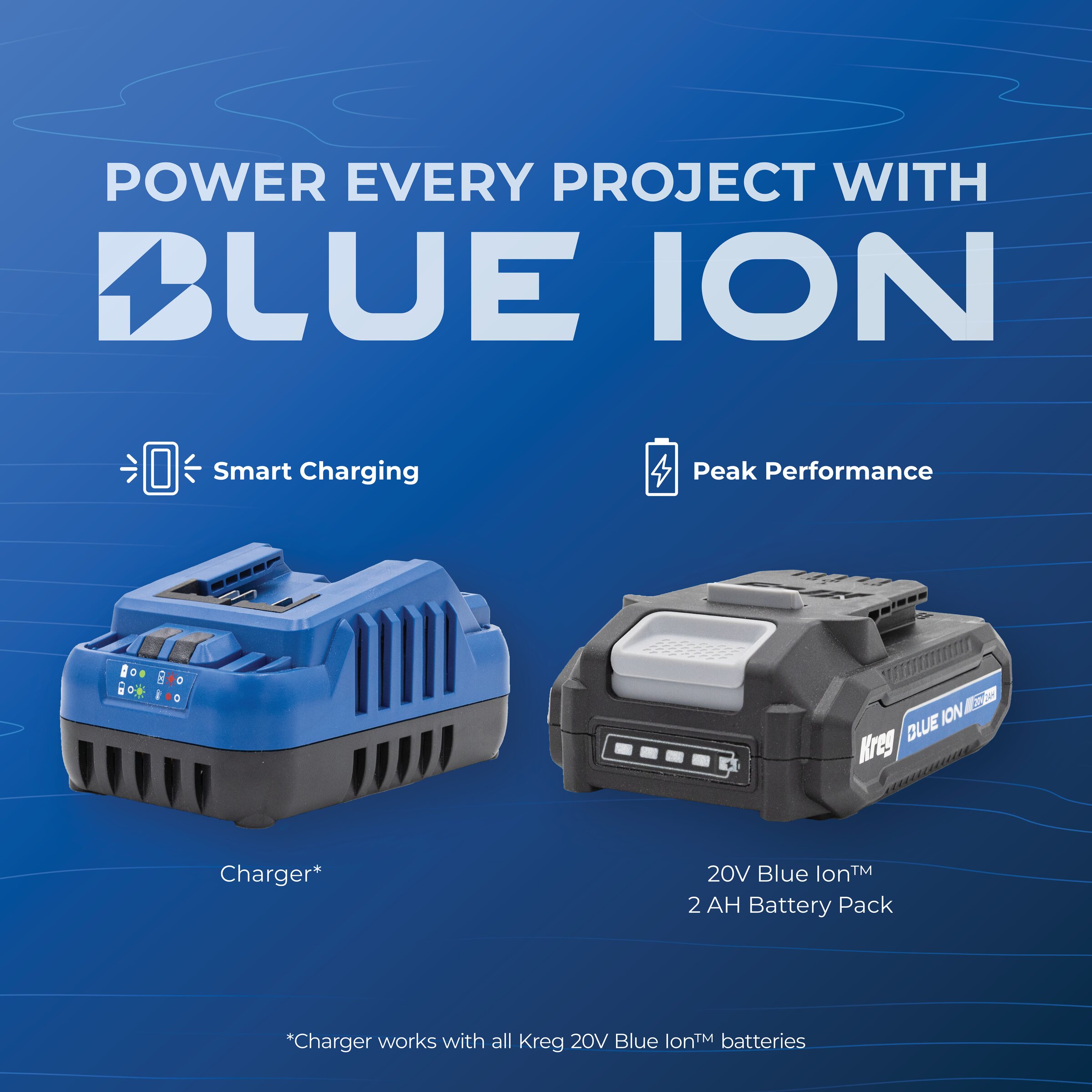 Kreg&reg; Pocket-Hole Jig K4 + 20V Ionic Drive&trade; 1/2" Compact Drill Project Kit, , hi-res