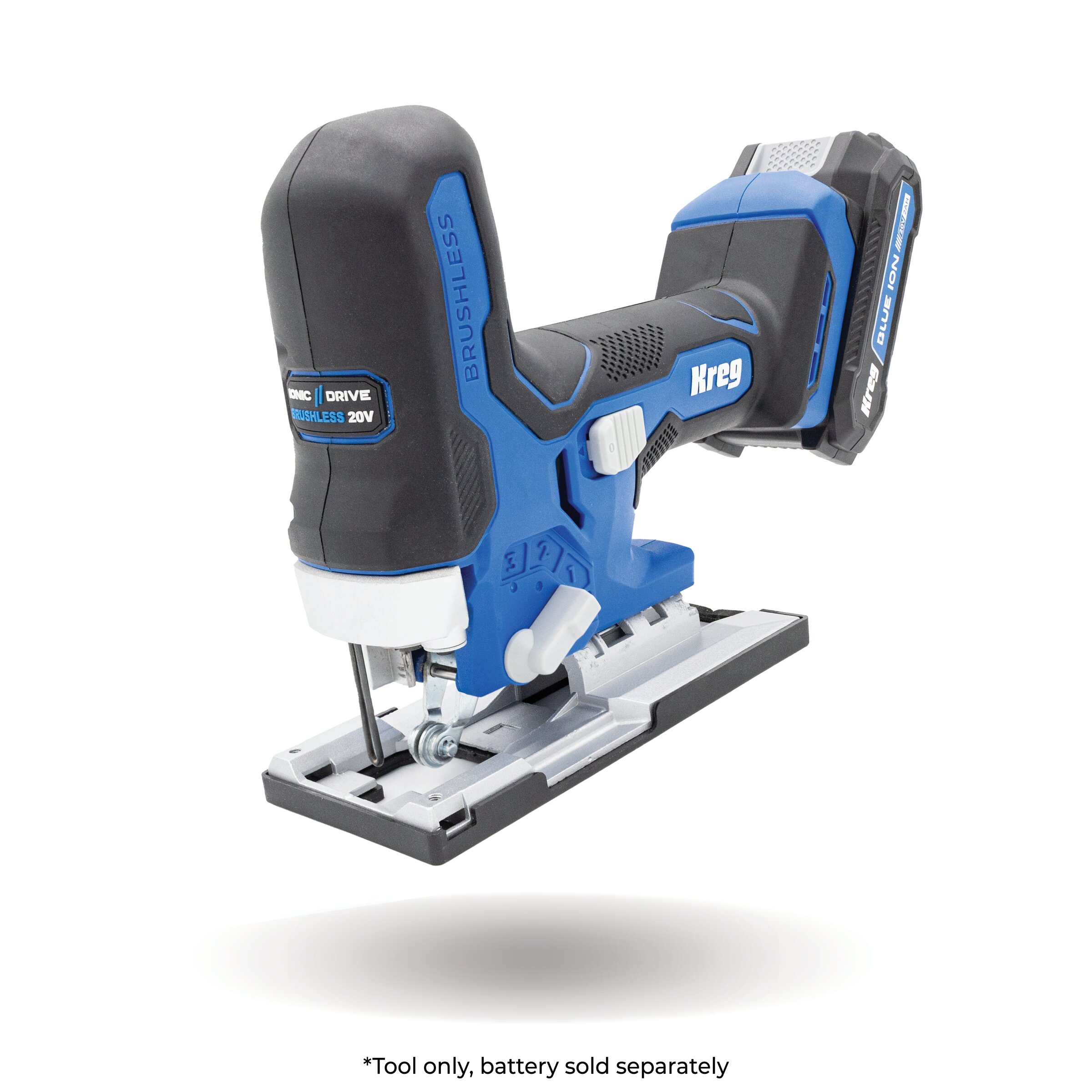Kreg 20V Ionic Drive&trade; Barrel Grip Jigsaw (Tool Only)