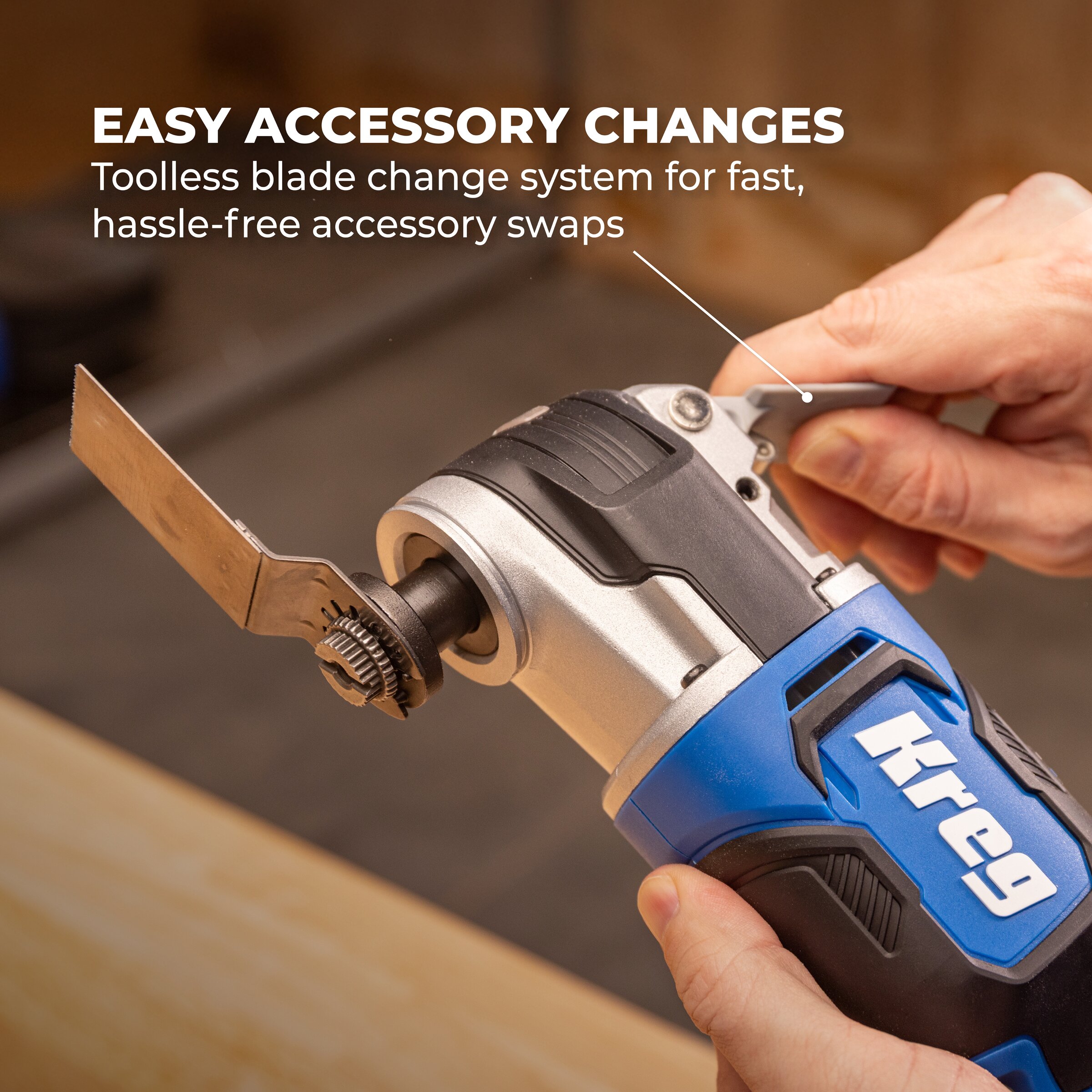 Kreg 20V Ionic Drive&trade; Oscillating Multi-Tool (Tool Only), , hi-res