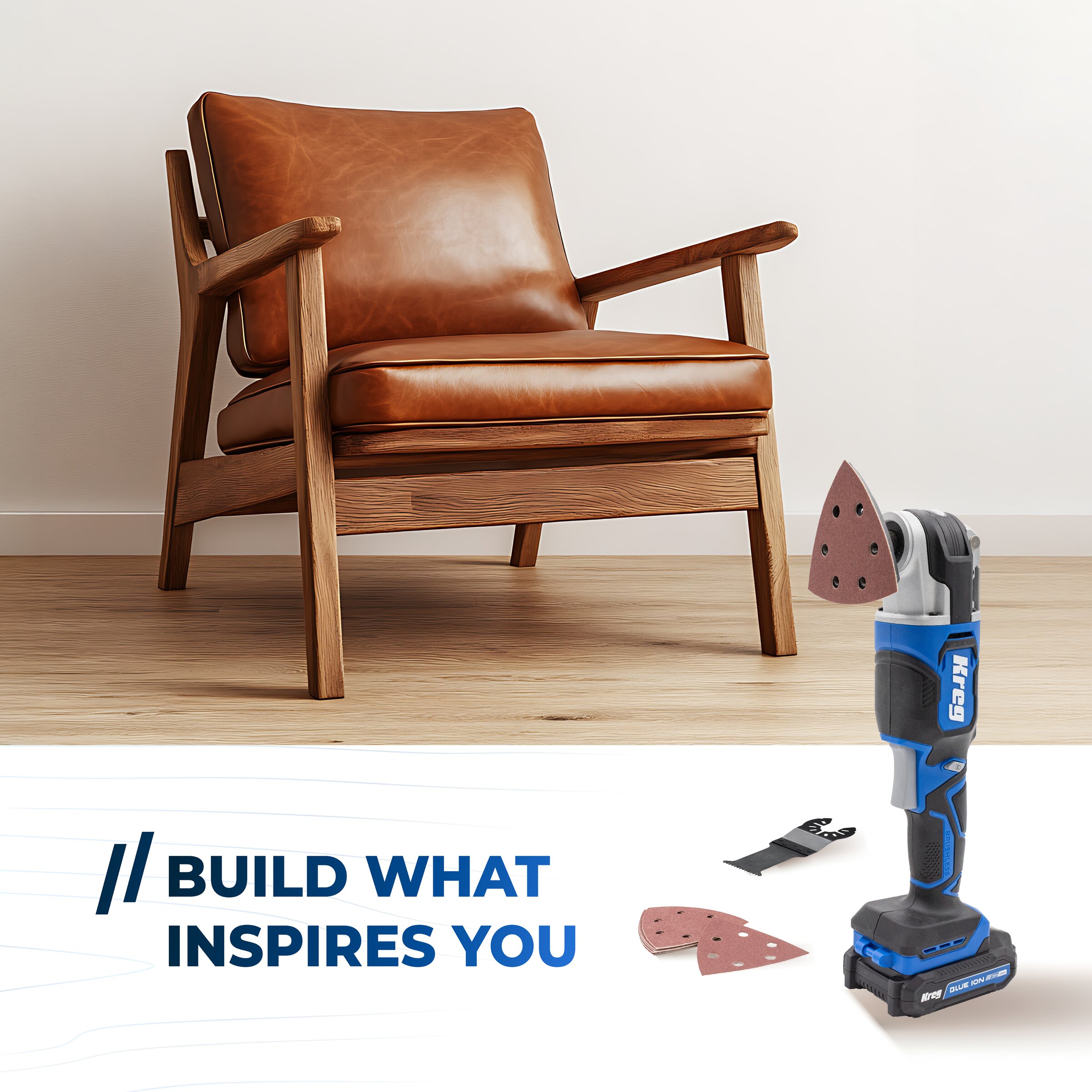 Kreg 20V Ionic Drive&trade; Oscillating Multi-Tool (Tool Only), , hi-res