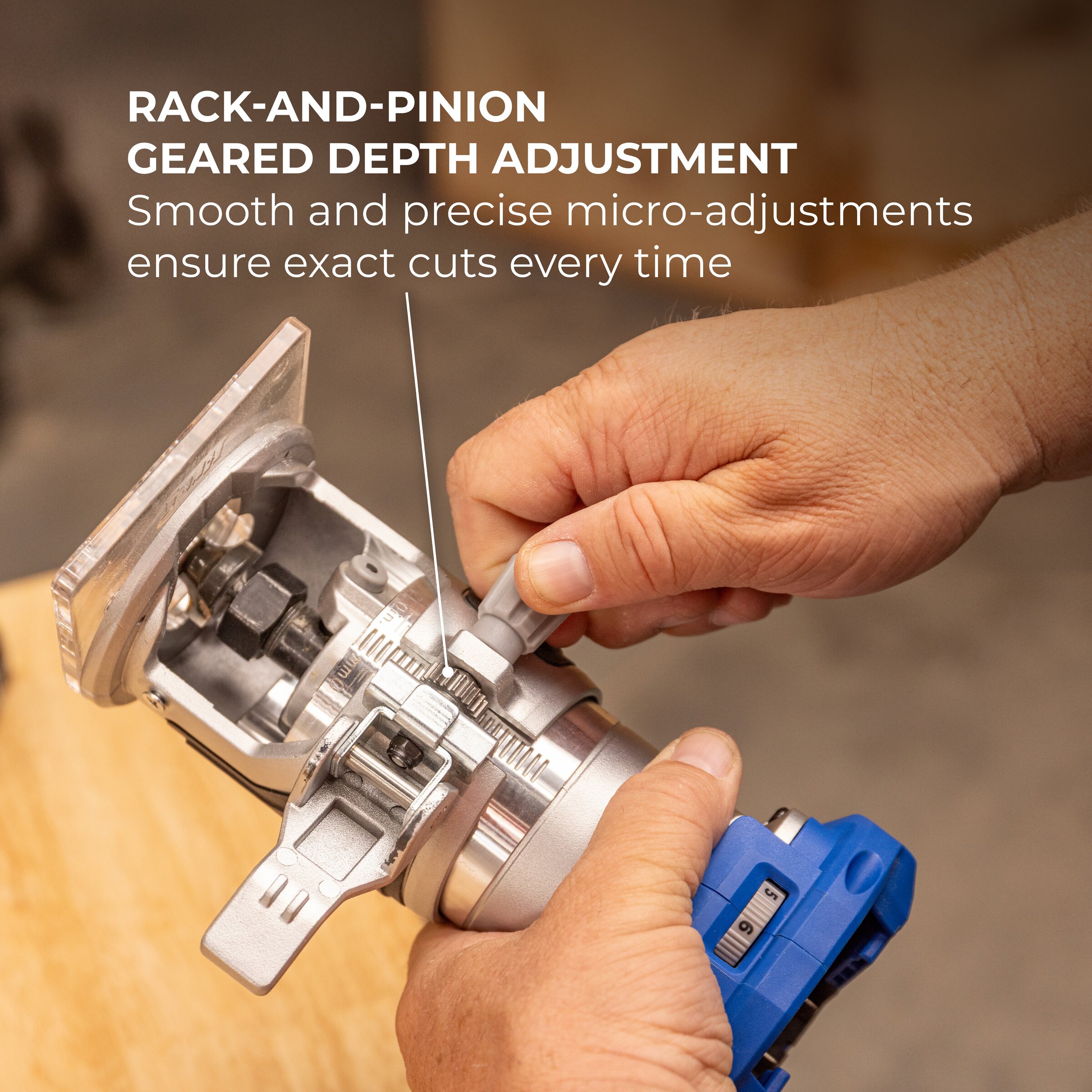 Kreg 20V Ionic Drive&trade; 1/4" Trim Router (Tool Only), , hi-res