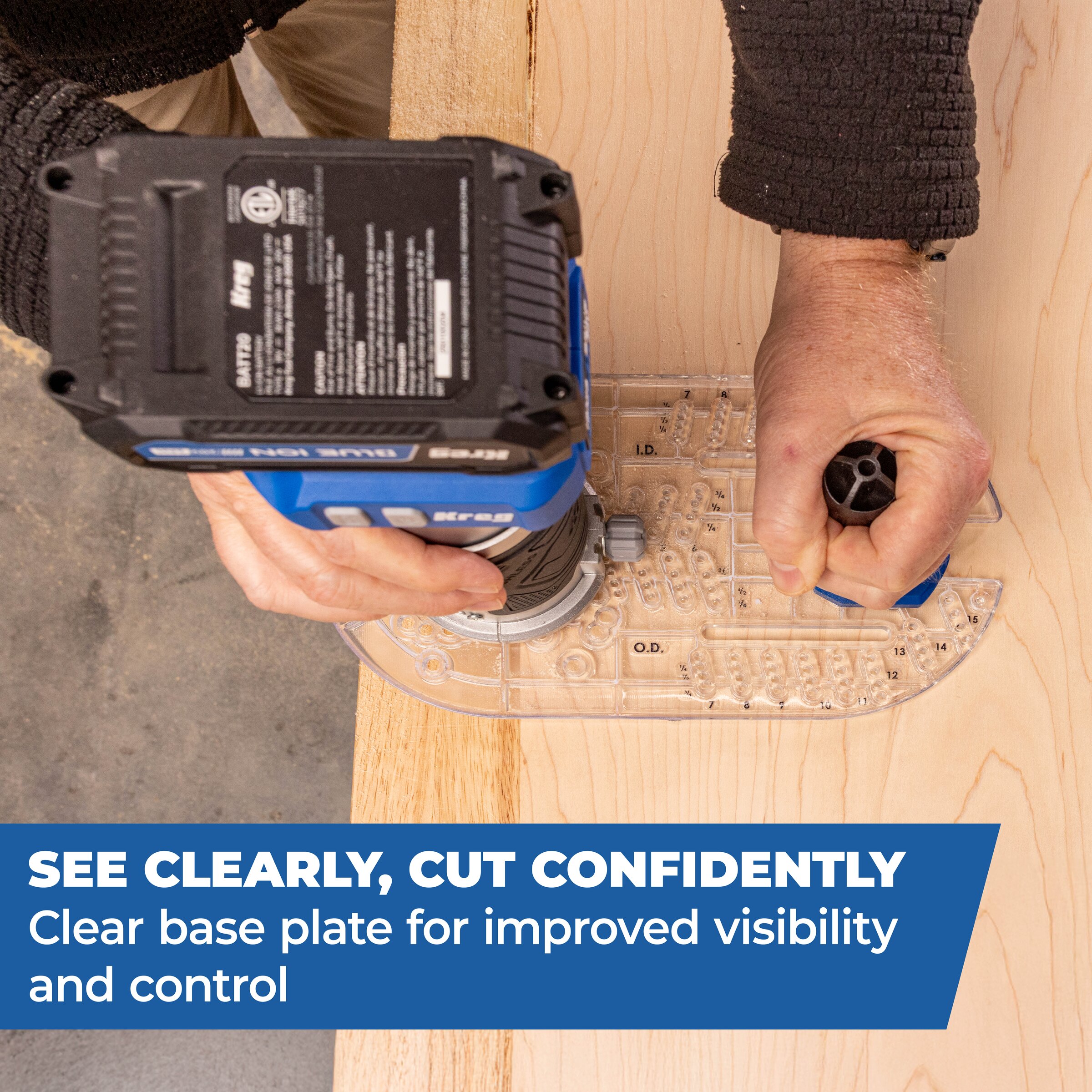 Trim Router Base Plate, , hi-res