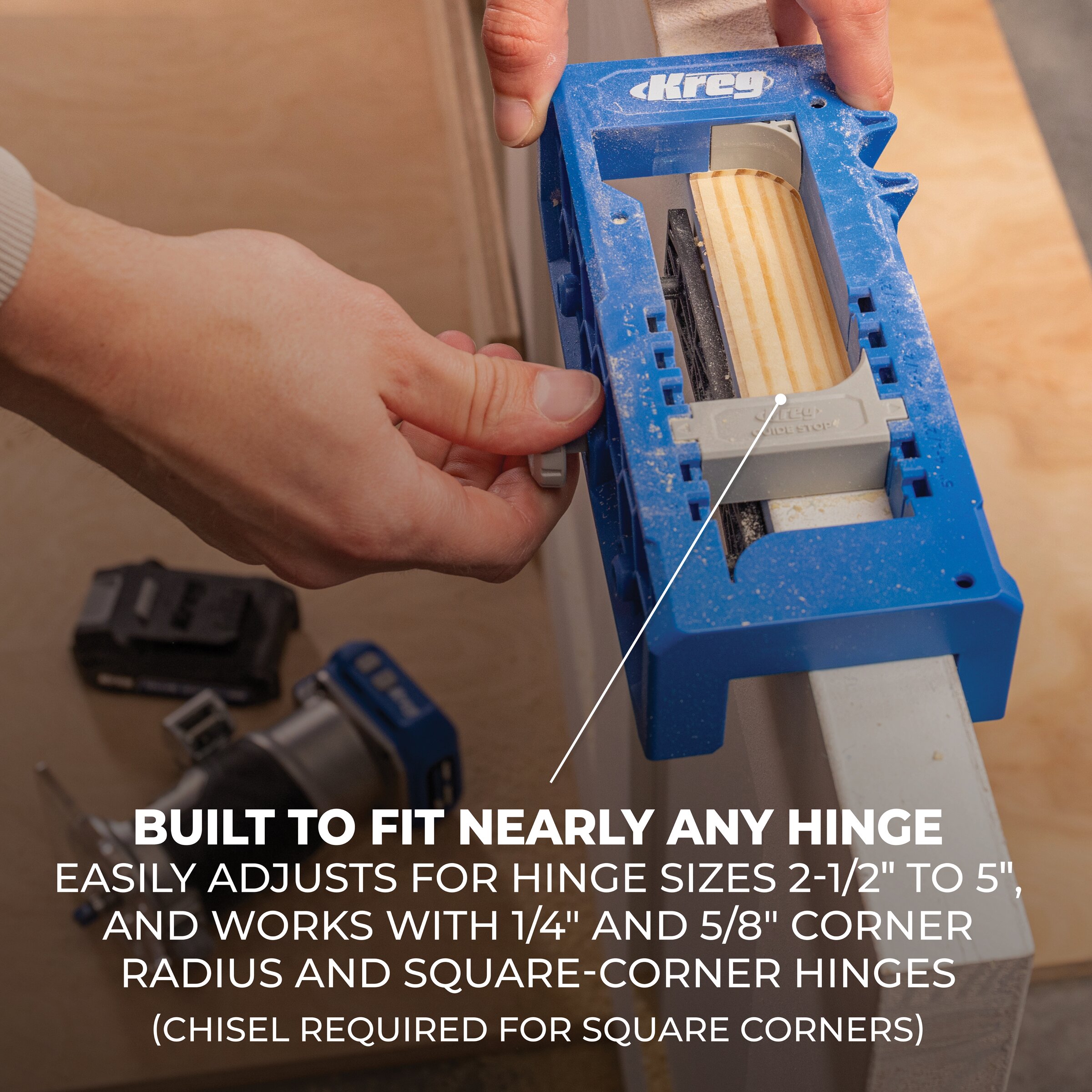 Door Hinge Routing Jig, , hi-res