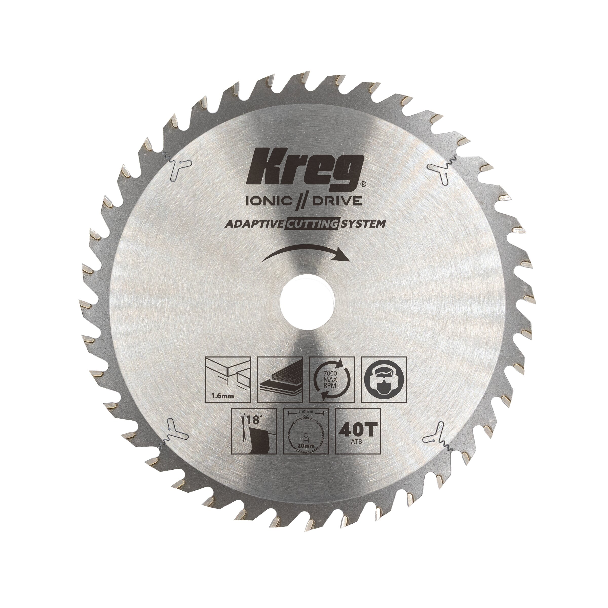 Kreg Adaptive Cutting System 40-Tooth Thin Kerf Saw Blade
