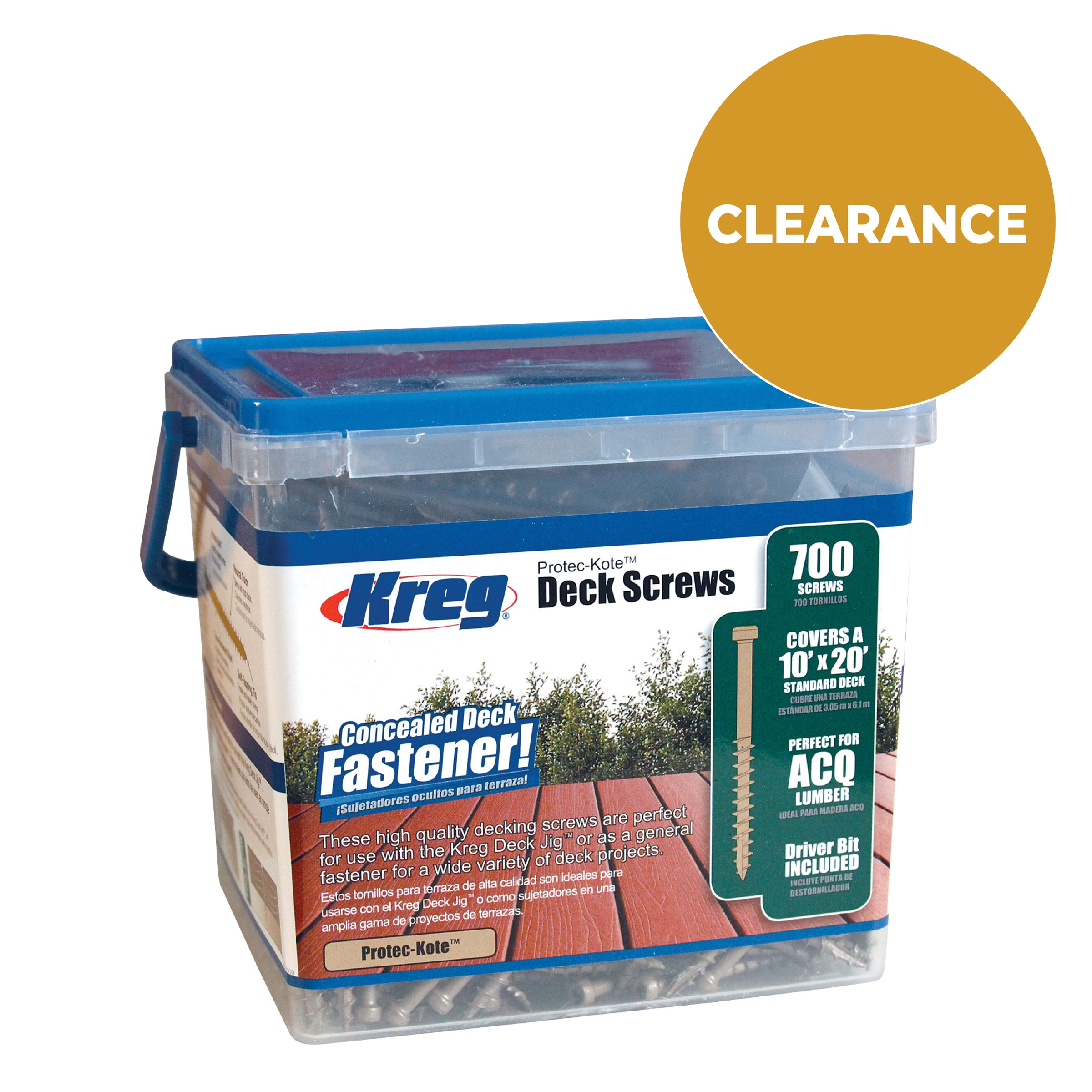 Protec-Kote&trade; Deck Screws - 700ct.